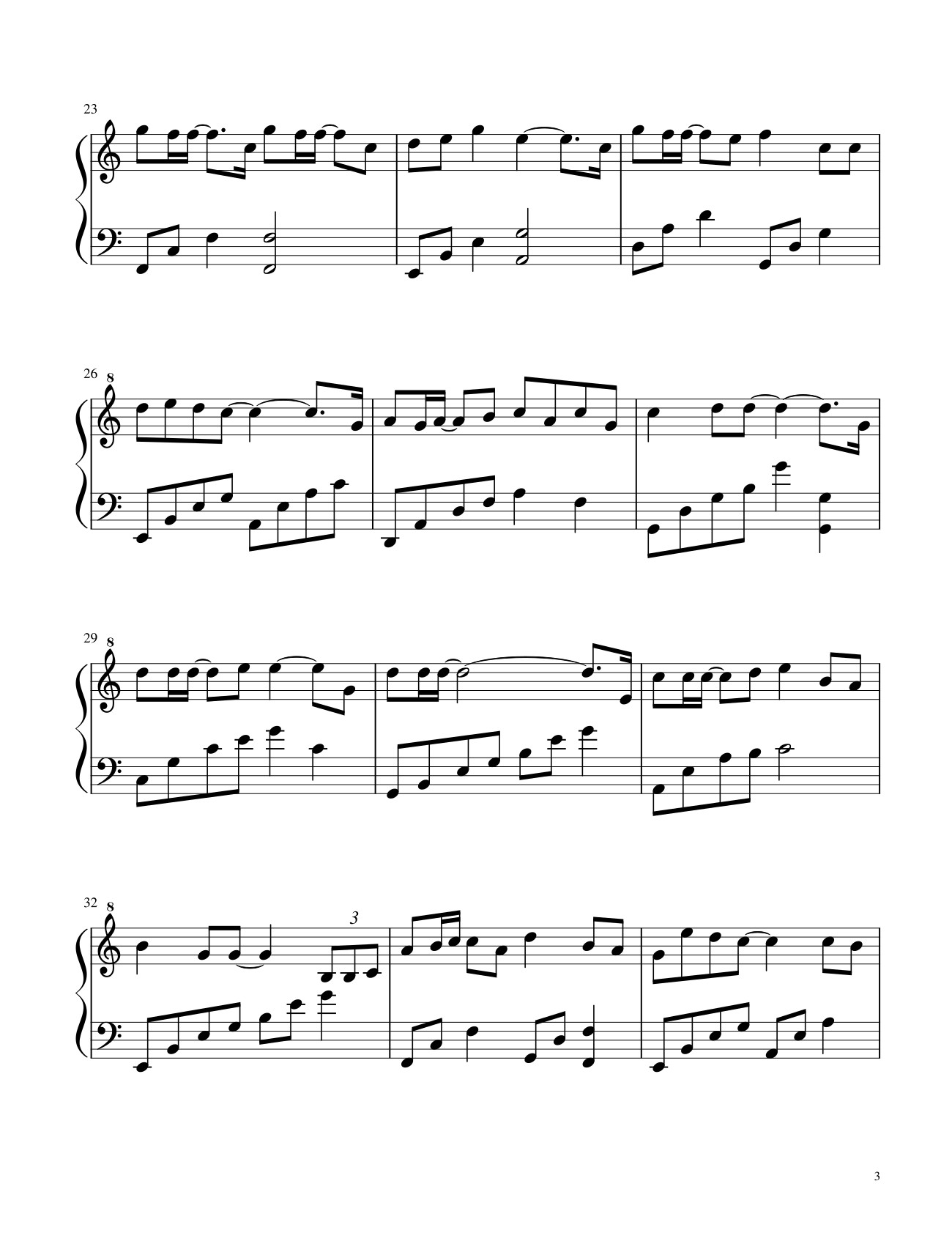 Page 3 of Sheet music PDF Đừng quên tên anh - Linhnguyen291