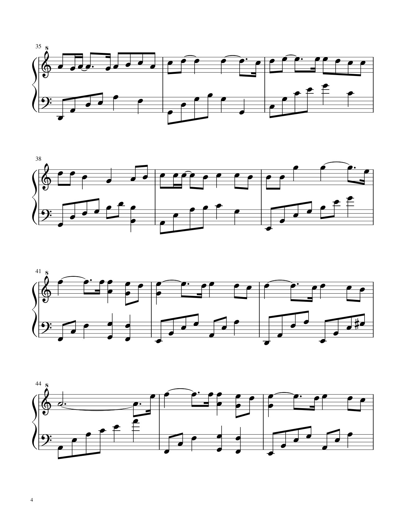 Page 4 of Sheet music PDF Đừng quên tên anh - Linhnguyen291