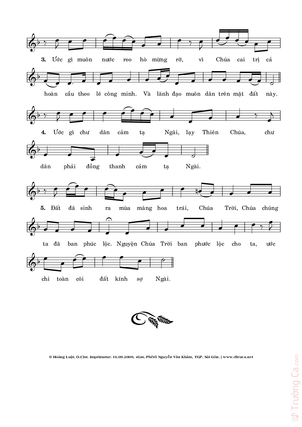 Page 2 of Sheet music PDF Thánh Vịnh 66 - Hoàng Luật