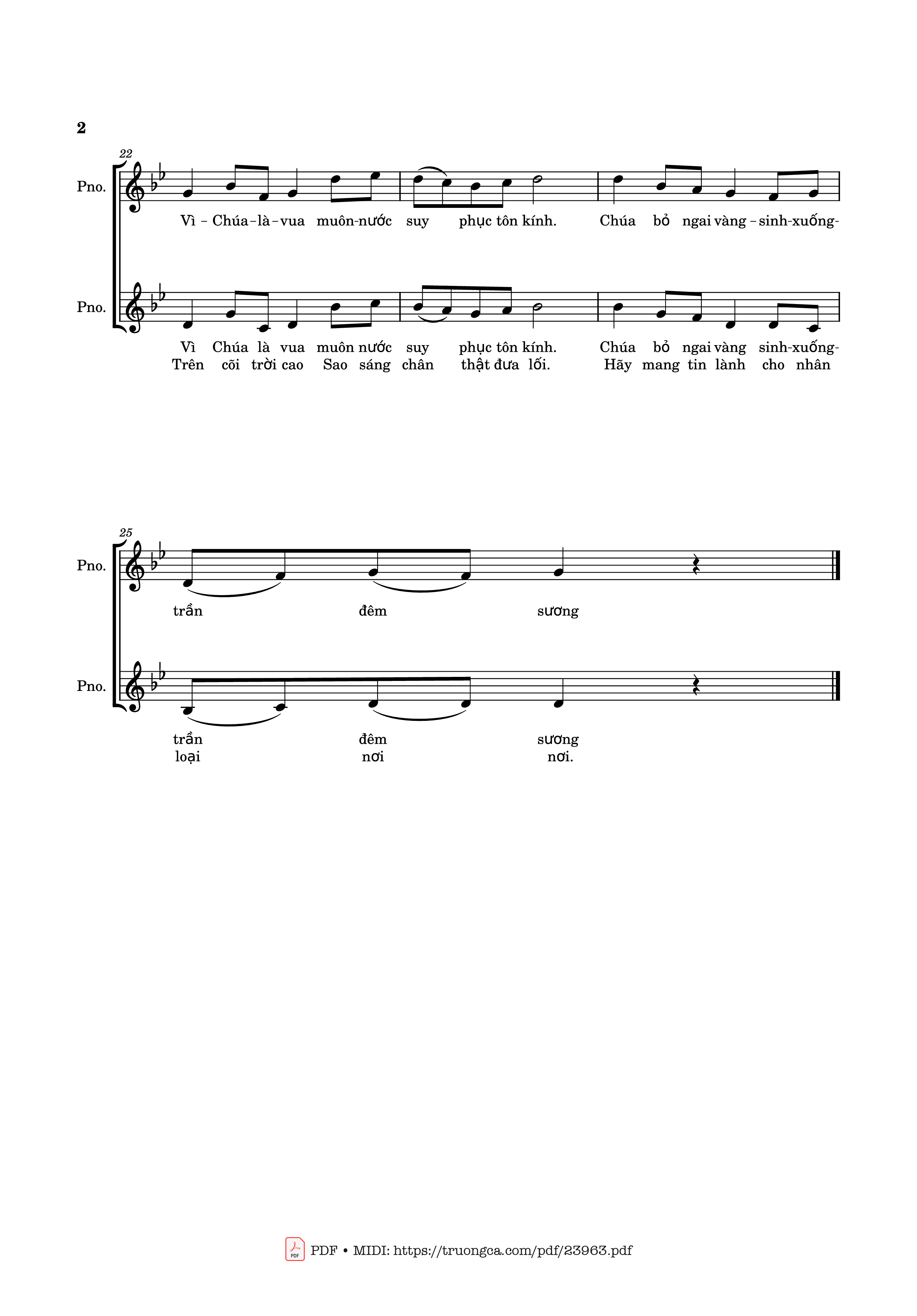 Page 2 of Sheet music PDF Cao Cung Lên Sheet Piano - Hoài Đức