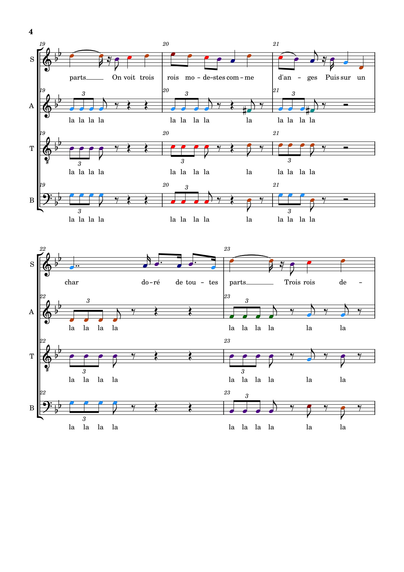 Page 4 of Sheet music PDF Marche des Rois (Ba vua hành khúc bè) - Cani77