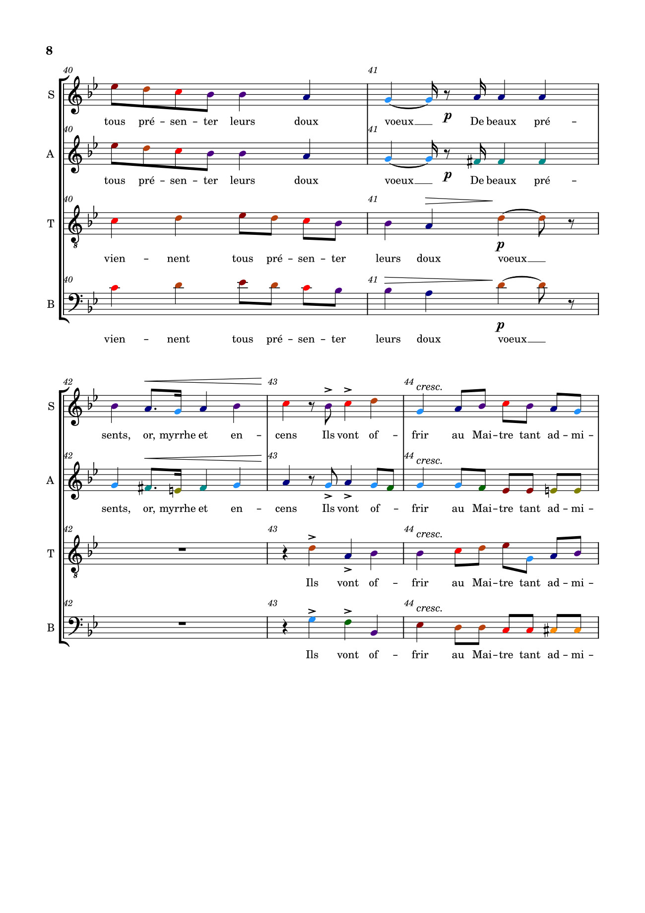 Page 8 of Sheet music PDF Marche des Rois (Ba vua hành khúc bè) - Cani77