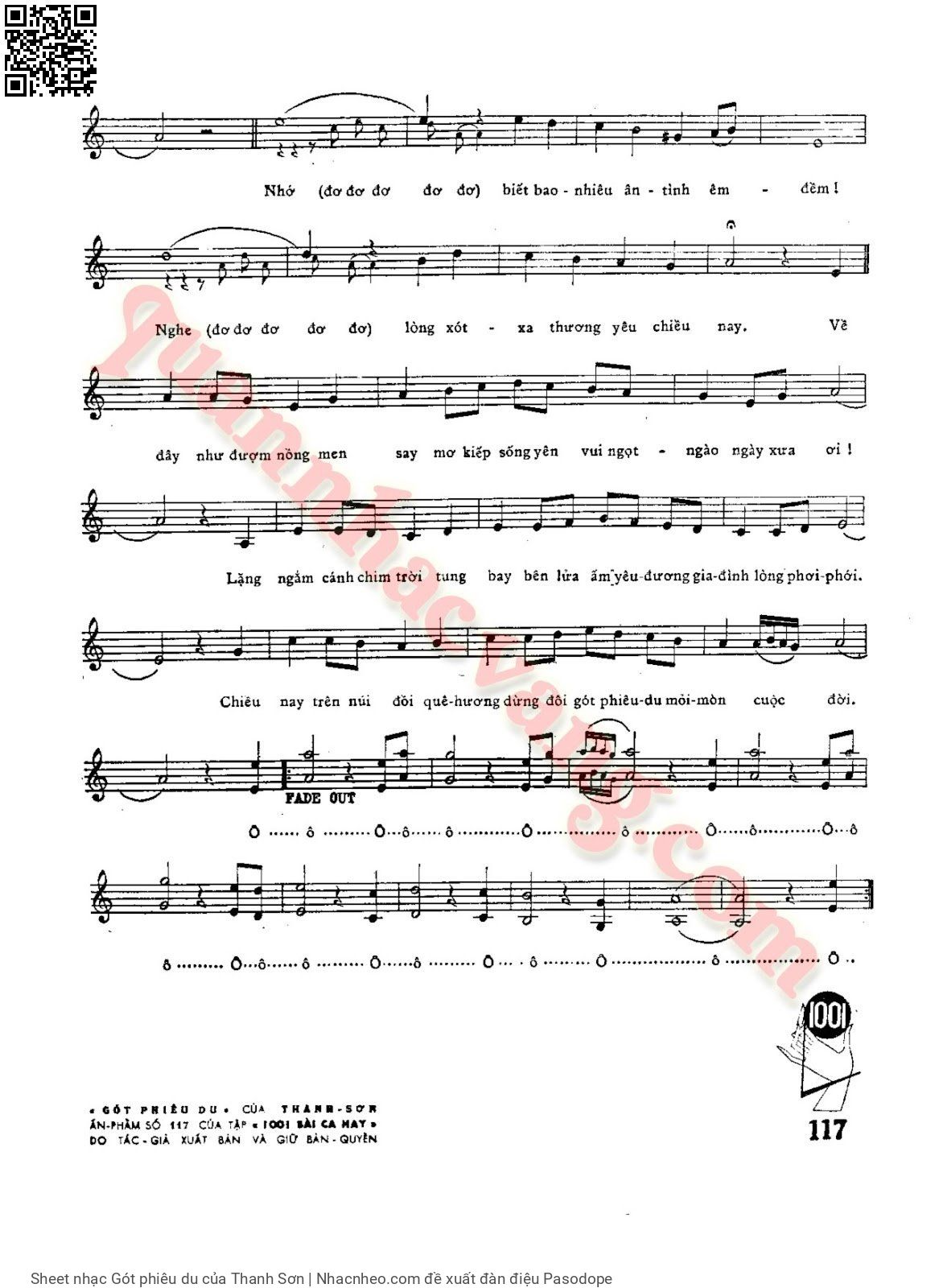 Page 3 of Sheet music PDF Gót phiêu du - Thanh Sơn