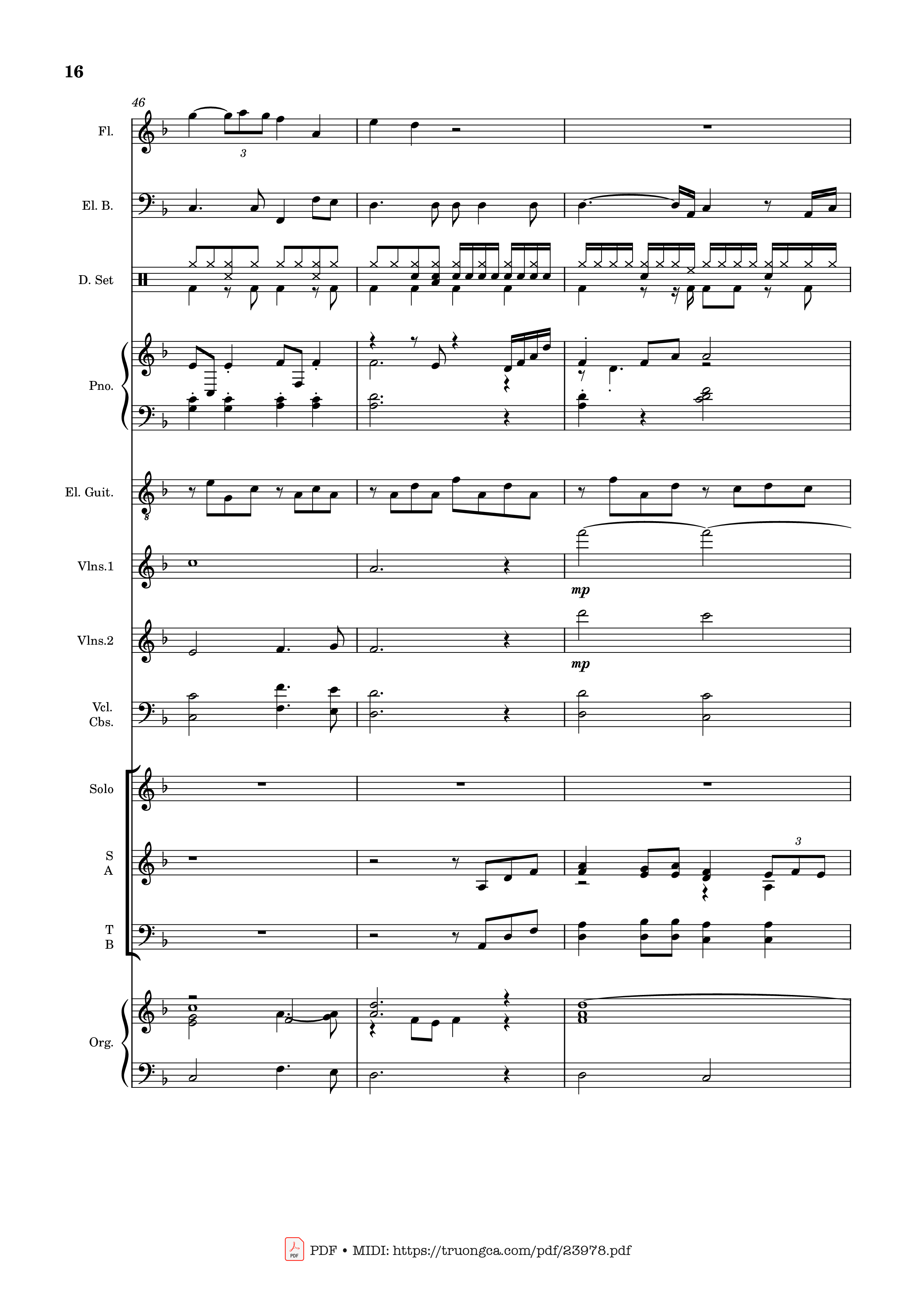 Page 16 of Sheet music PDF MÙA ĐÔNG NĂM ẤY (hợp xướng) - Hoài Đức