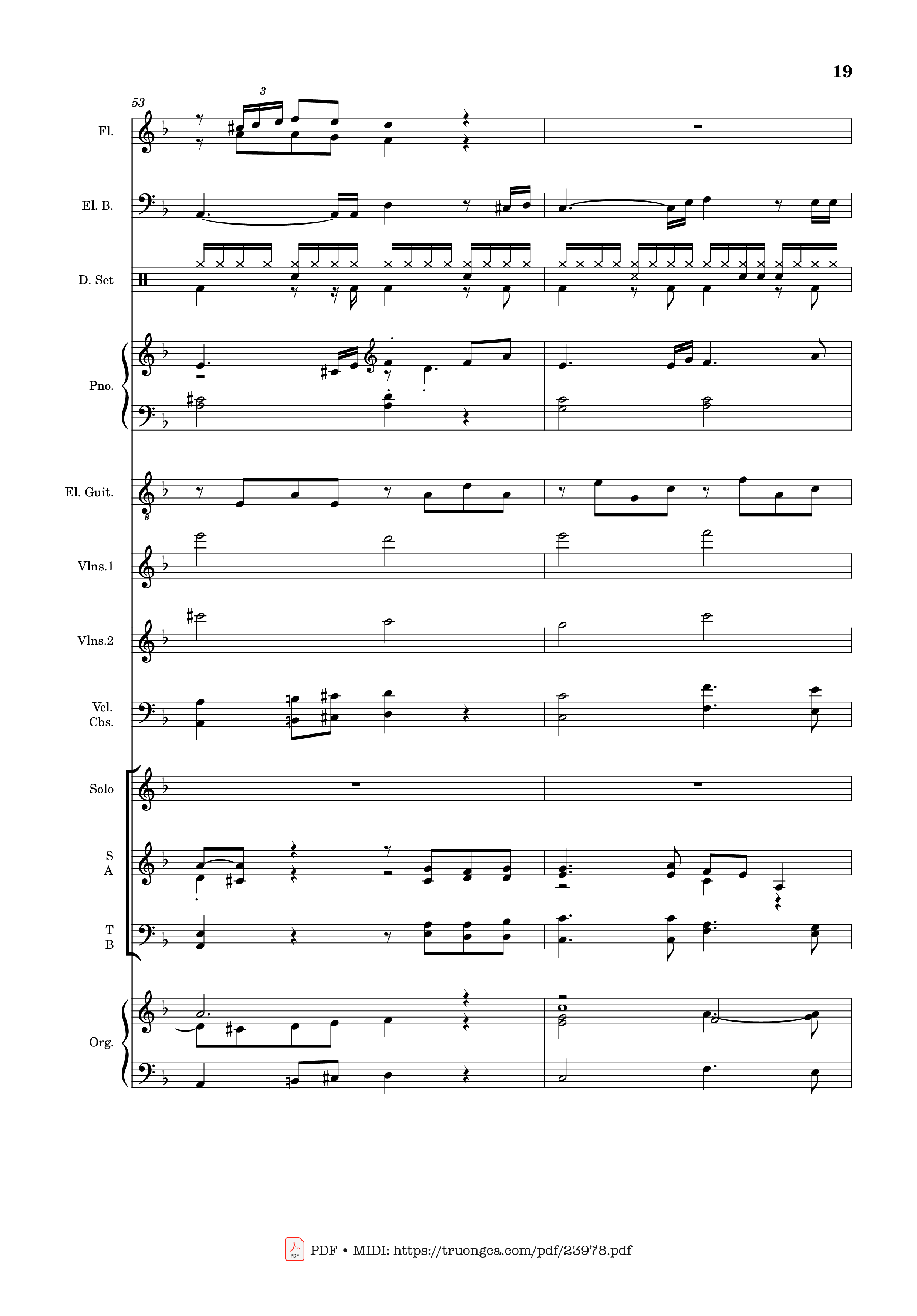 Page 19 of Sheet music PDF MÙA ĐÔNG NĂM ẤY (hợp xướng) - Hoài Đức