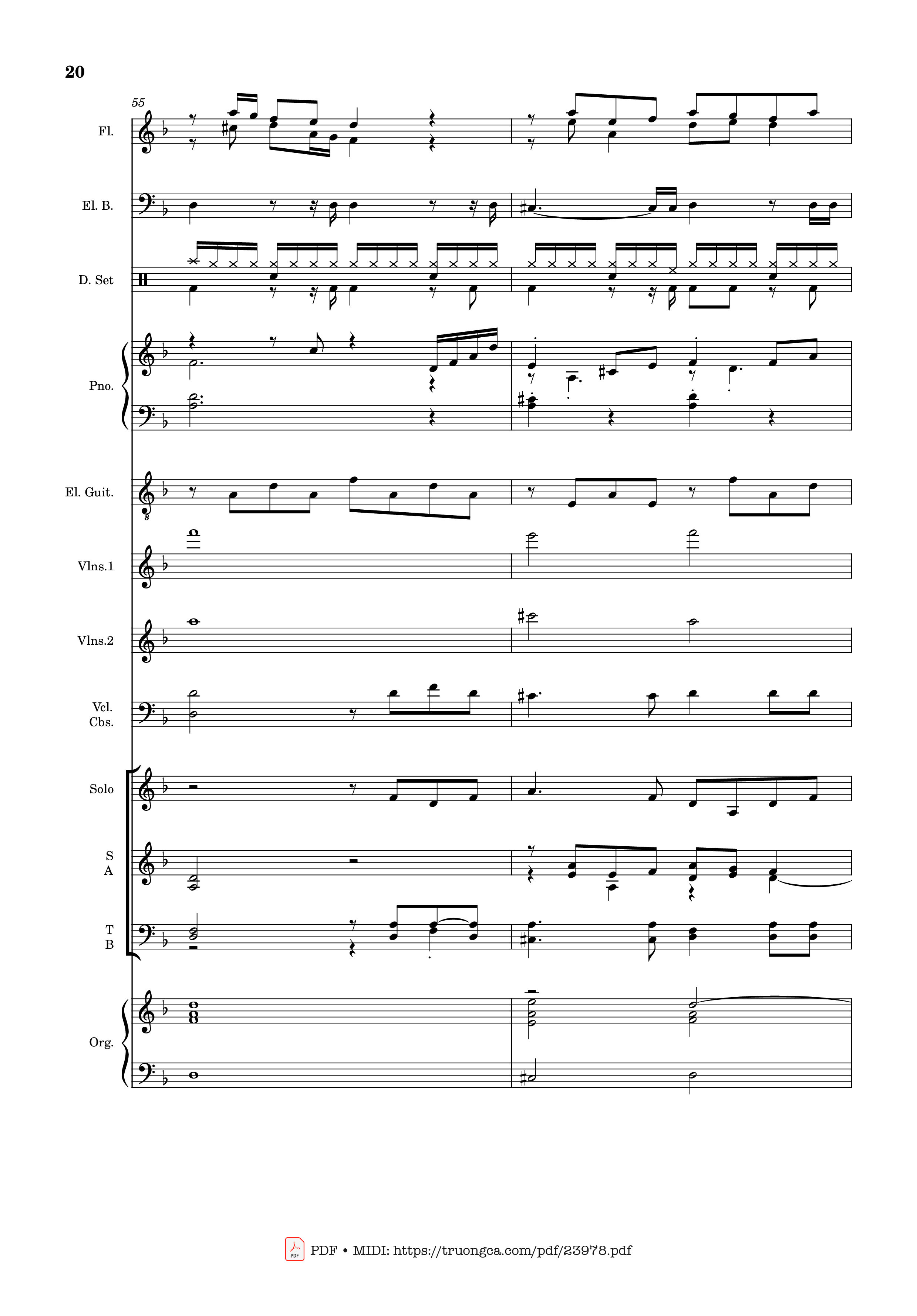 Page 20 of Sheet music PDF MÙA ĐÔNG NĂM ẤY (hợp xướng) - Hoài Đức
