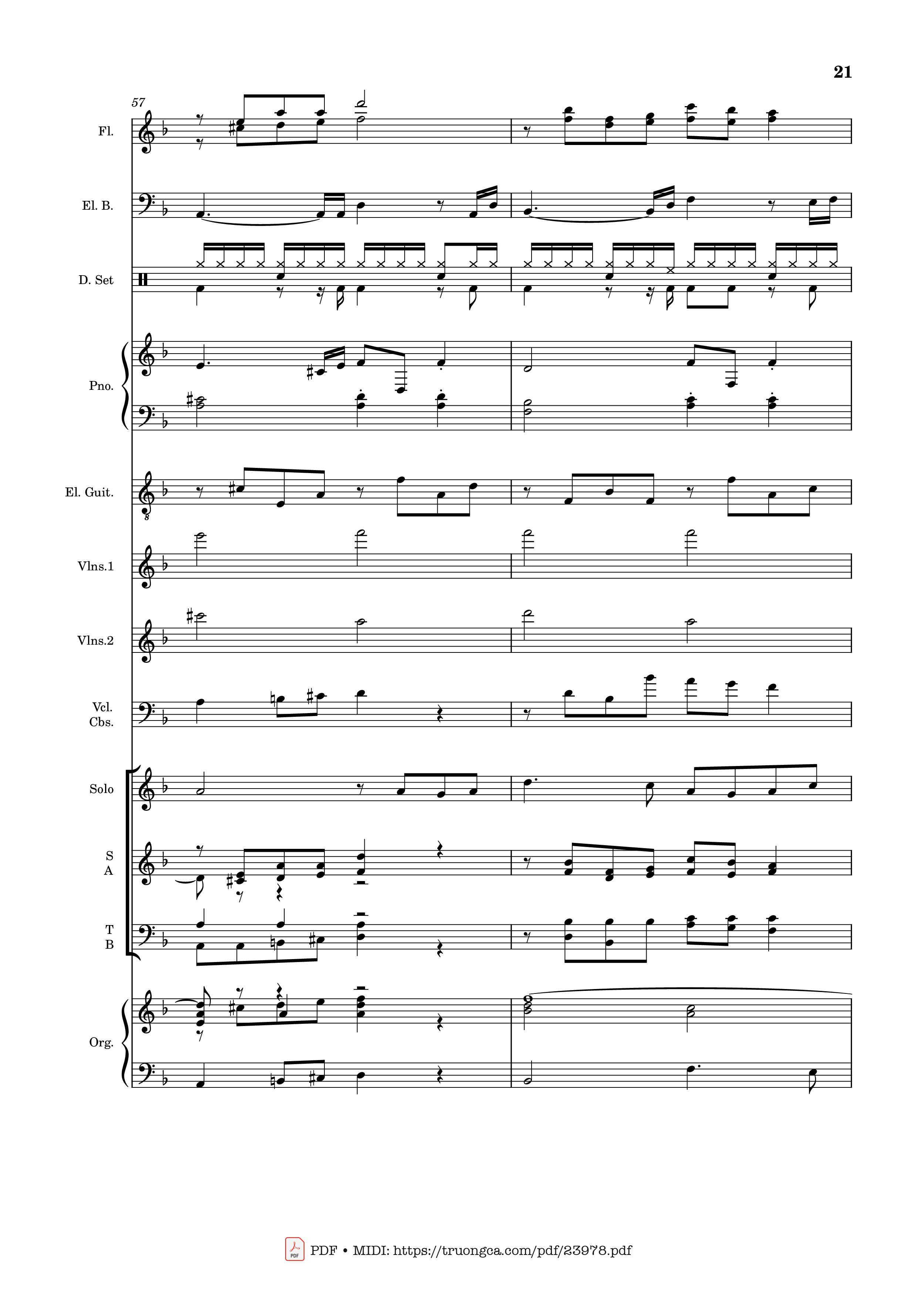 Page 21 of Sheet music PDF MÙA ĐÔNG NĂM ẤY (hợp xướng) - Hoài Đức