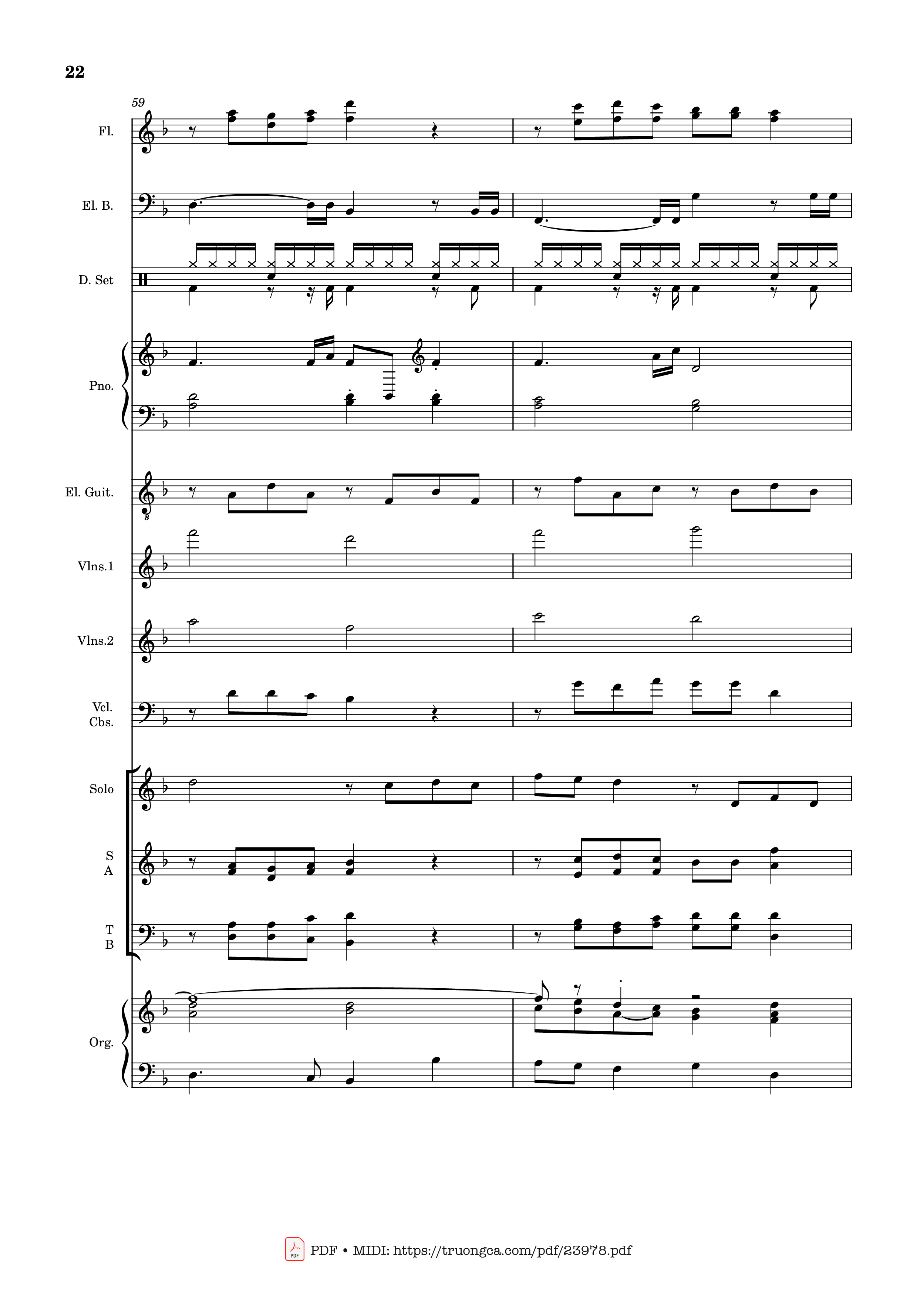 Page 22 of Sheet music PDF MÙA ĐÔNG NĂM ẤY (hợp xướng) - Hoài Đức