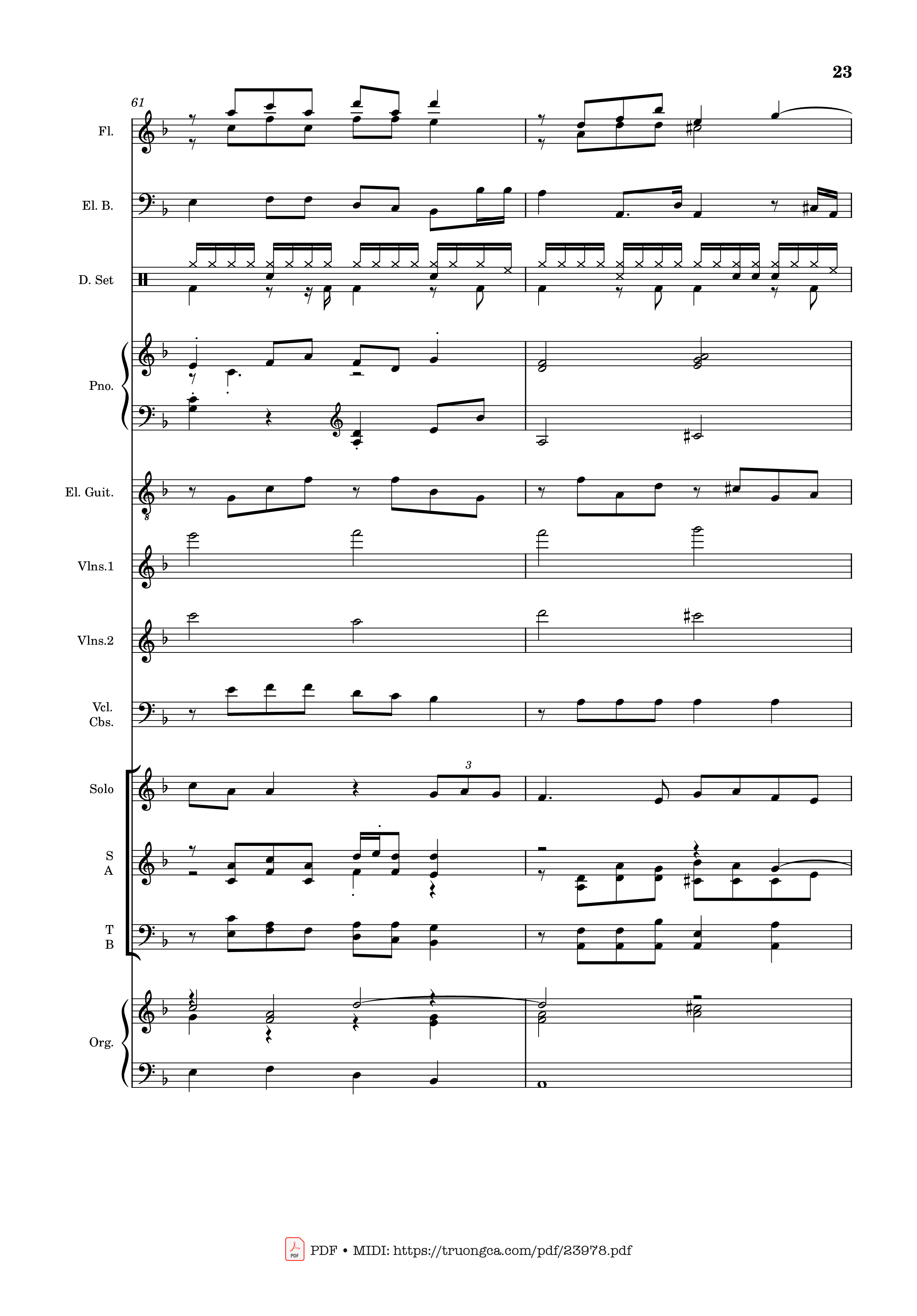Page 23 of Sheet music PDF MÙA ĐÔNG NĂM ẤY (hợp xướng) - Hoài Đức