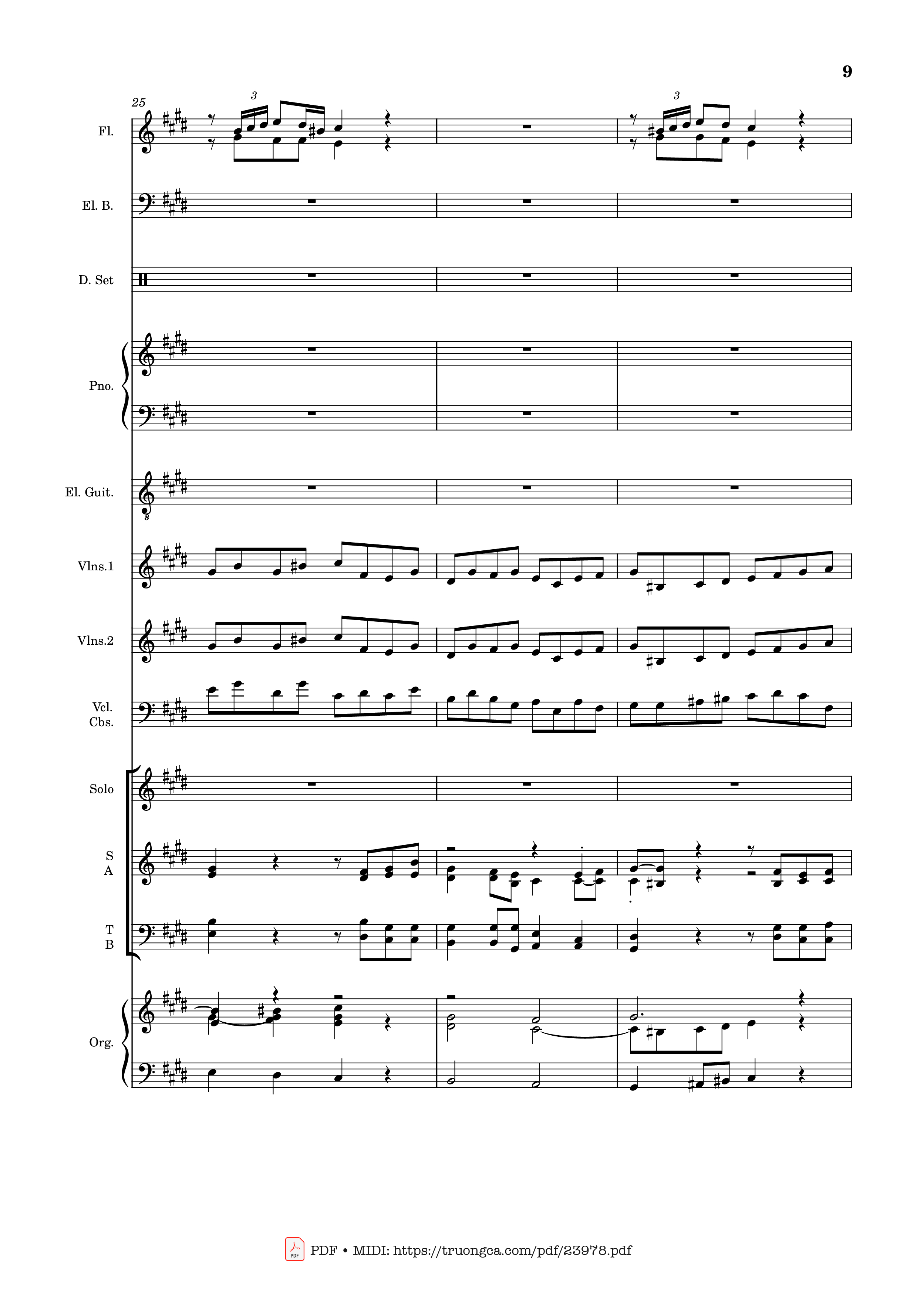 Page 9 of Sheet music PDF MÙA ĐÔNG NĂM ẤY (hợp xướng) - Hoài Đức