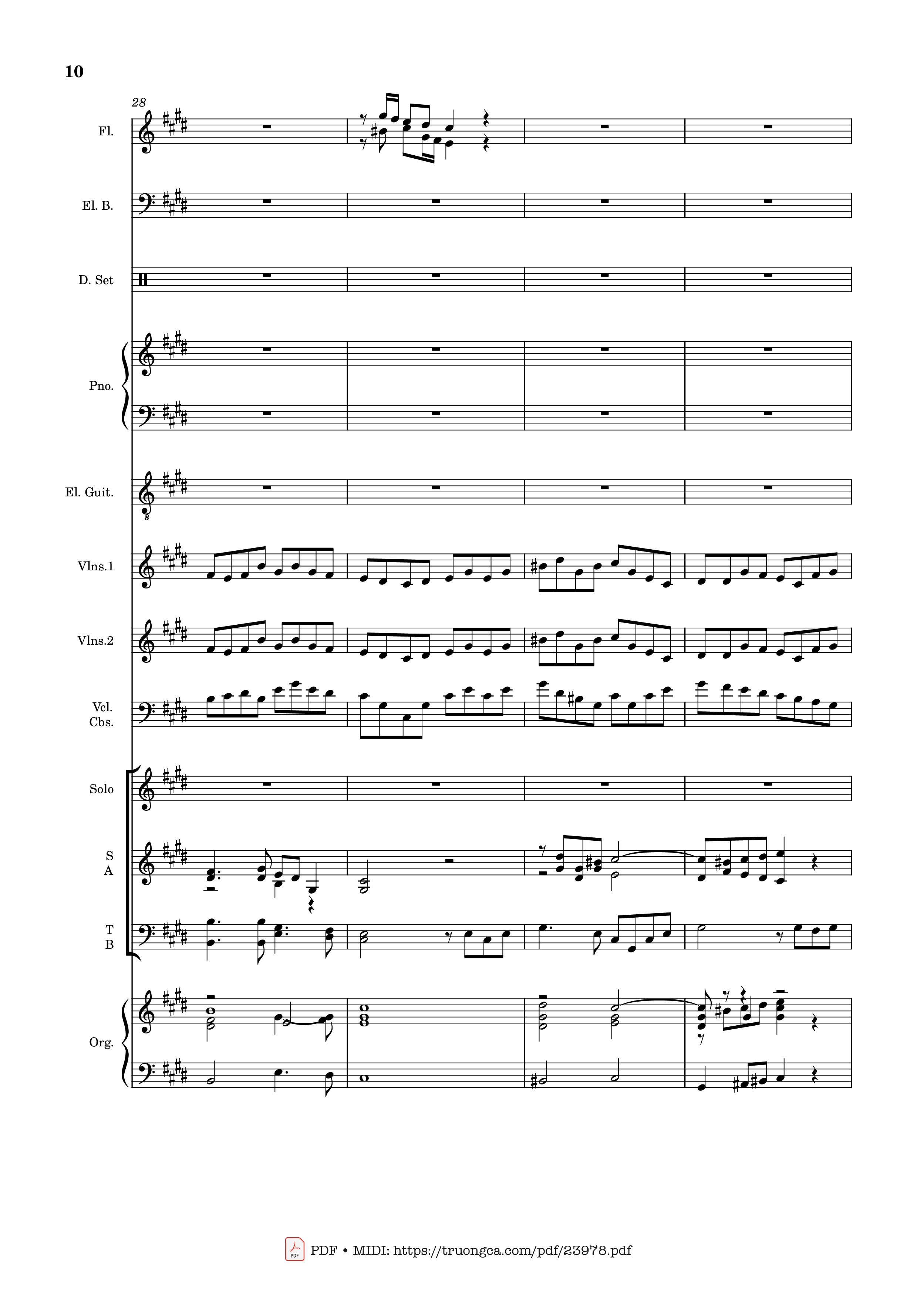 Page 10 of Sheet music PDF MÙA ĐÔNG NĂM ẤY (hợp xướng) - Hoài Đức