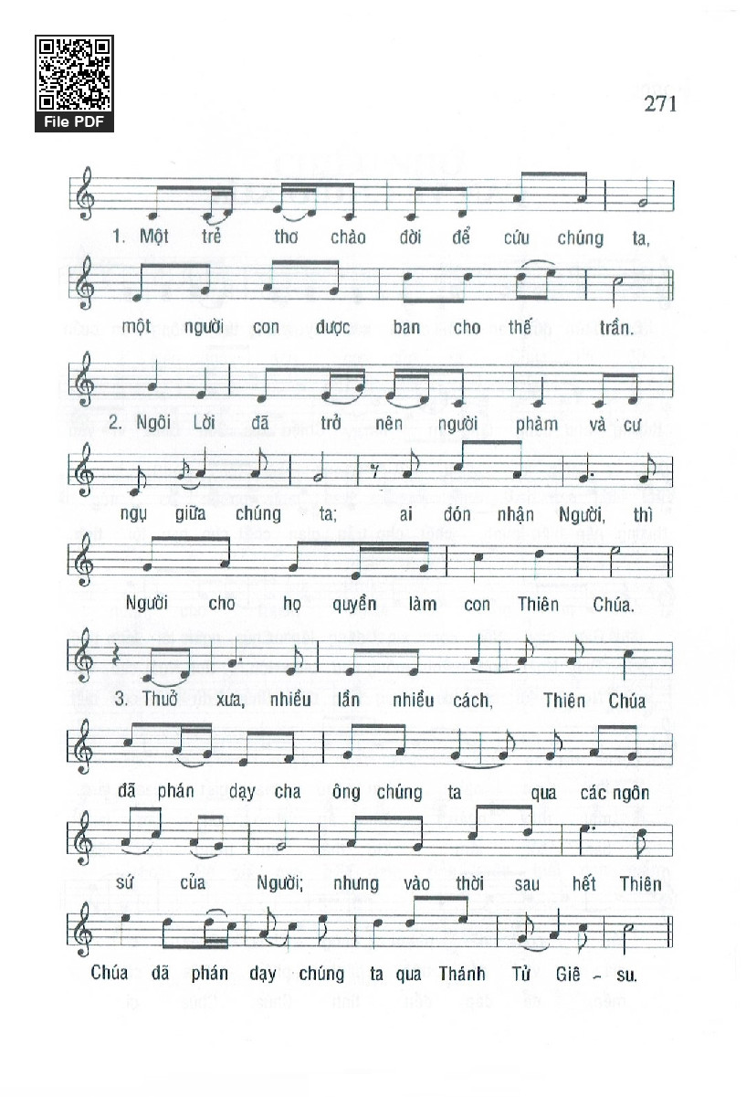Page 2 of Sheet music PDF Mục Đồng Và Gia Đình Chúa - Hoàng Luật