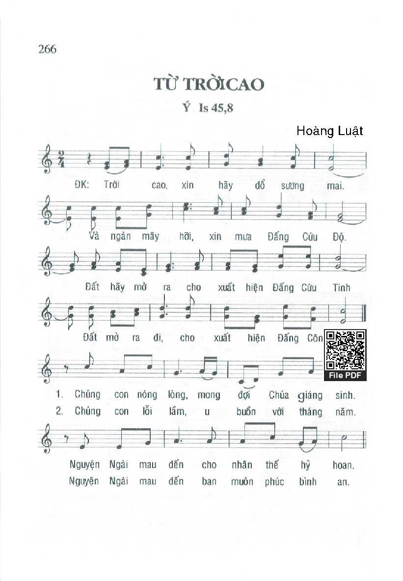 Từ Trời Cao - Hoàng Luật