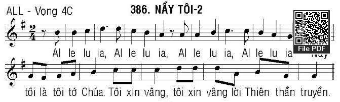 Page 1 of Sheet music PDF Thtm. Chúa Nhật 4 Mùa Vọng - Mi Trầm