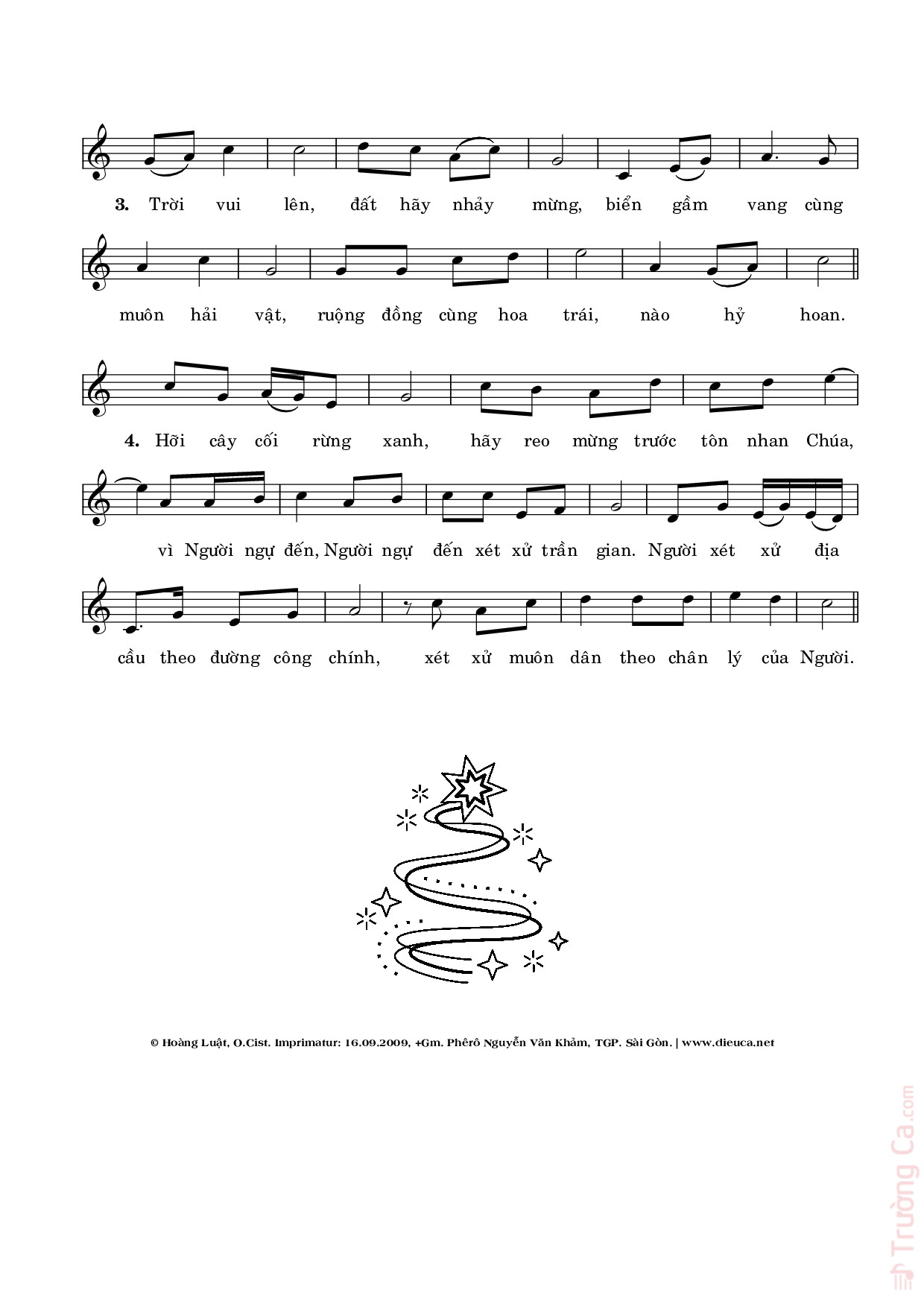 Page 2 of Sheet music PDF Thánh Vịnh 95 - Hoàng Luật