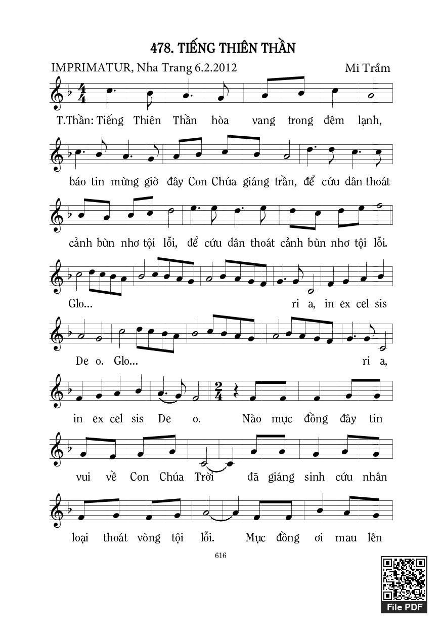 Tiếng Thiên Thần hòa vang trong đêm lạnh, Trang 1