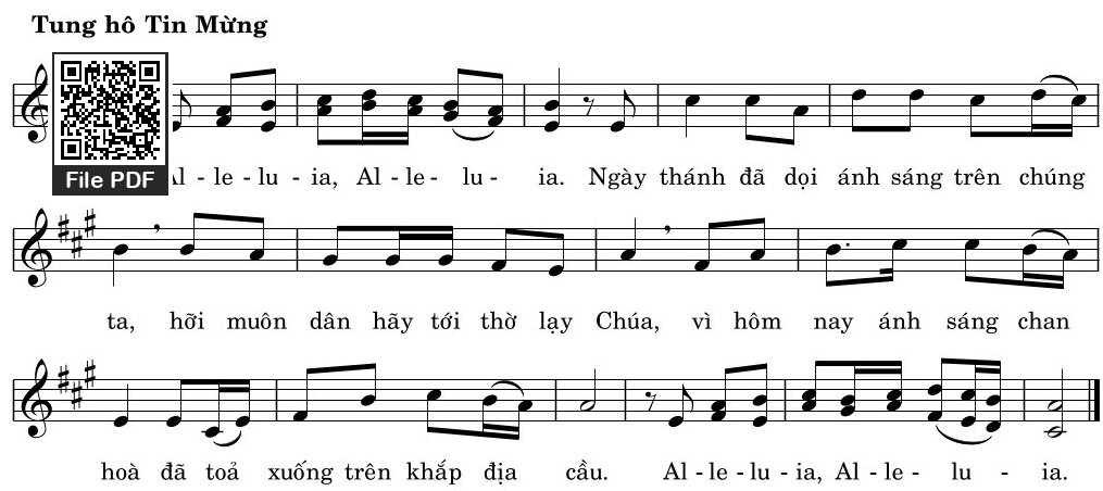 Sheet PDF of Thtm. Lễ Ngày Giáng Sinh