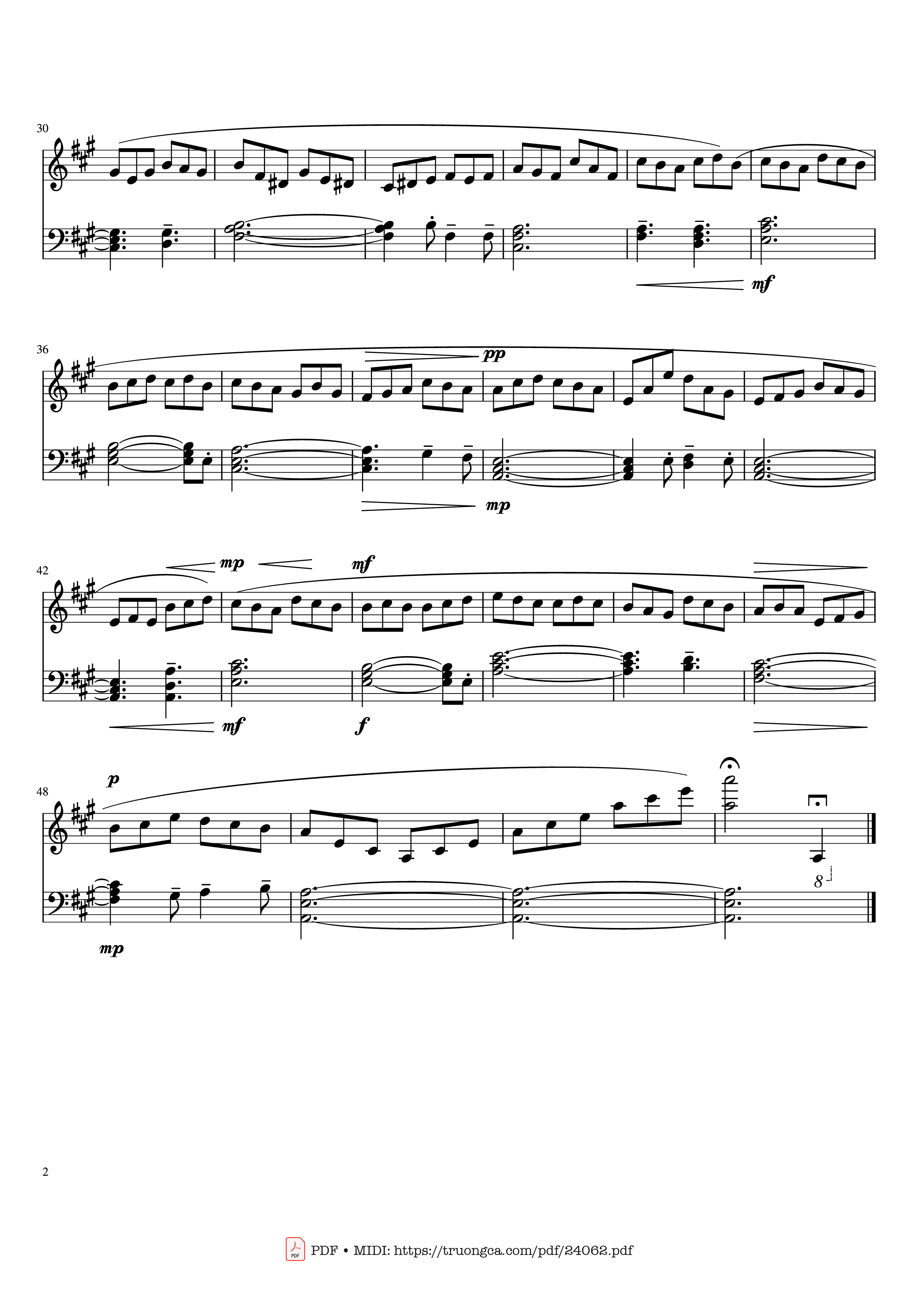 Page 2 of Sheet music PDF O Holy Night Sheet Piano - Amw1296