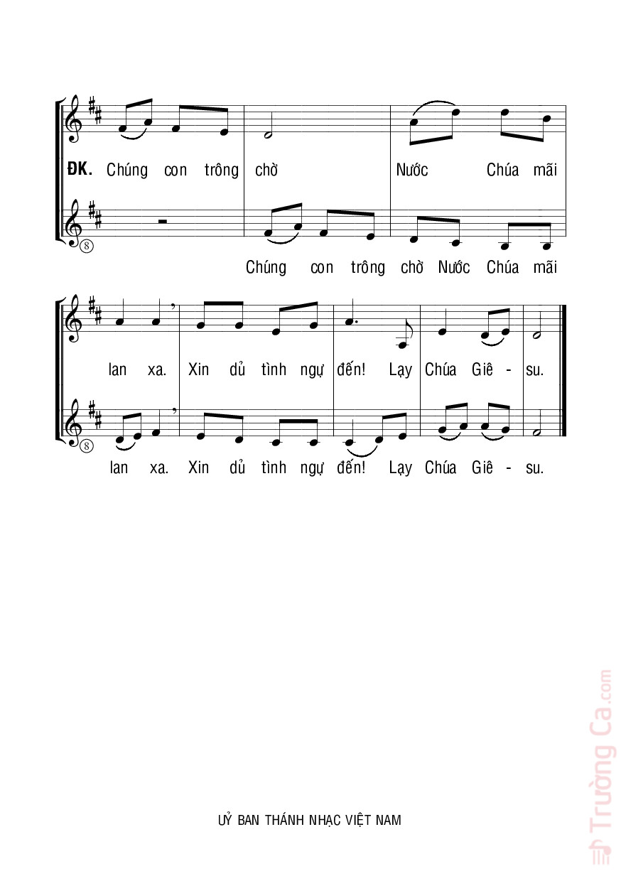 Page 2 of Sheet music PDF Con Thiên Chúa - Lm. Hoàng Kim