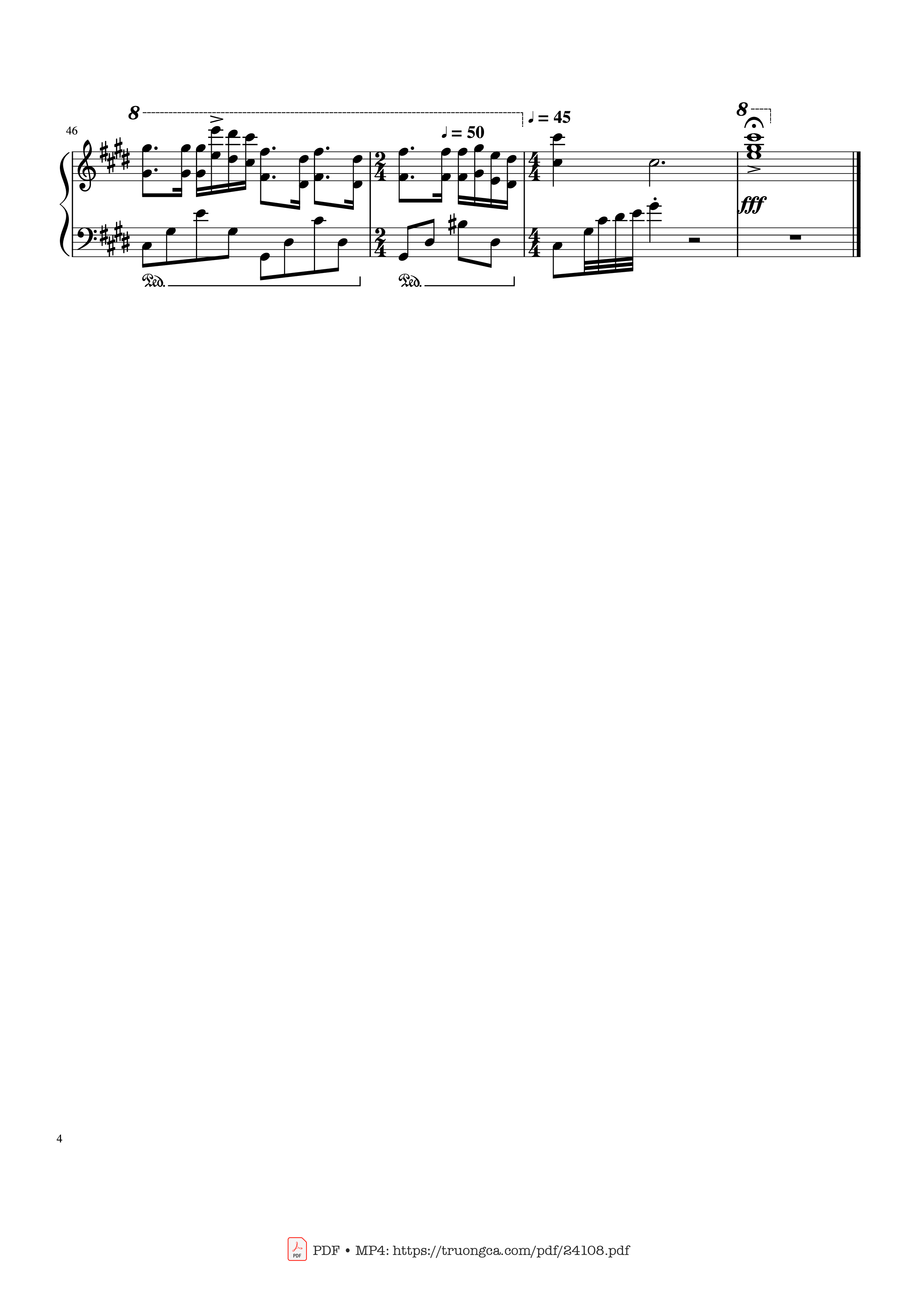 Page 4 of Sheet music PDF Hungarian Sonata Sheet Piano - Franklin Hoàng