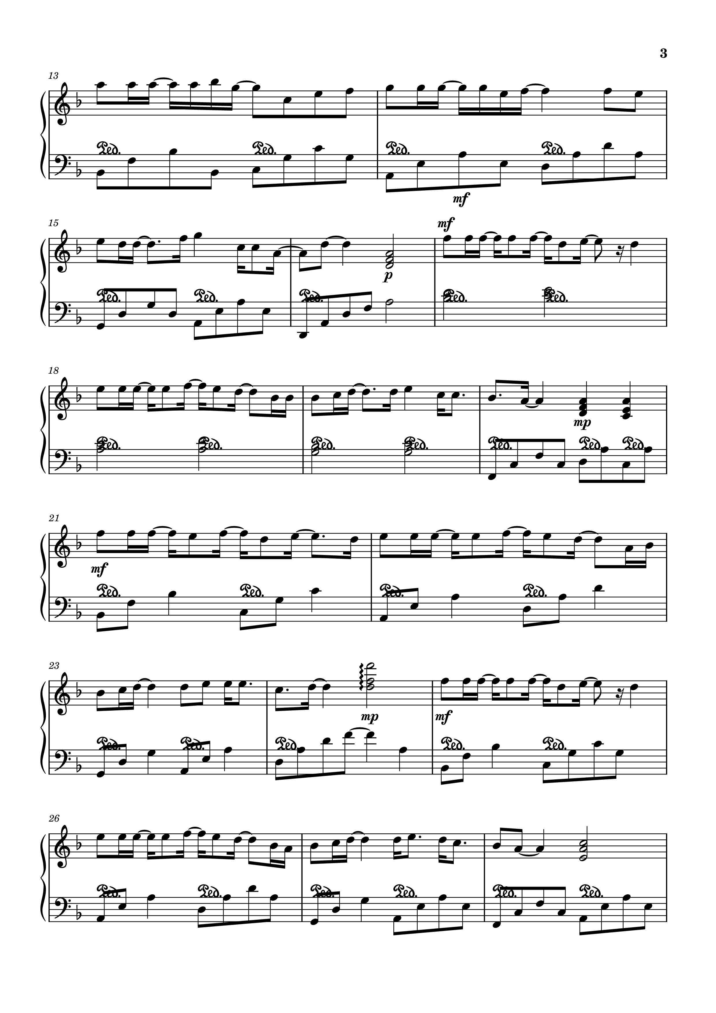 Page 3 of Sheet music PDF Cause I Love You Sheet Piano - Nghiep