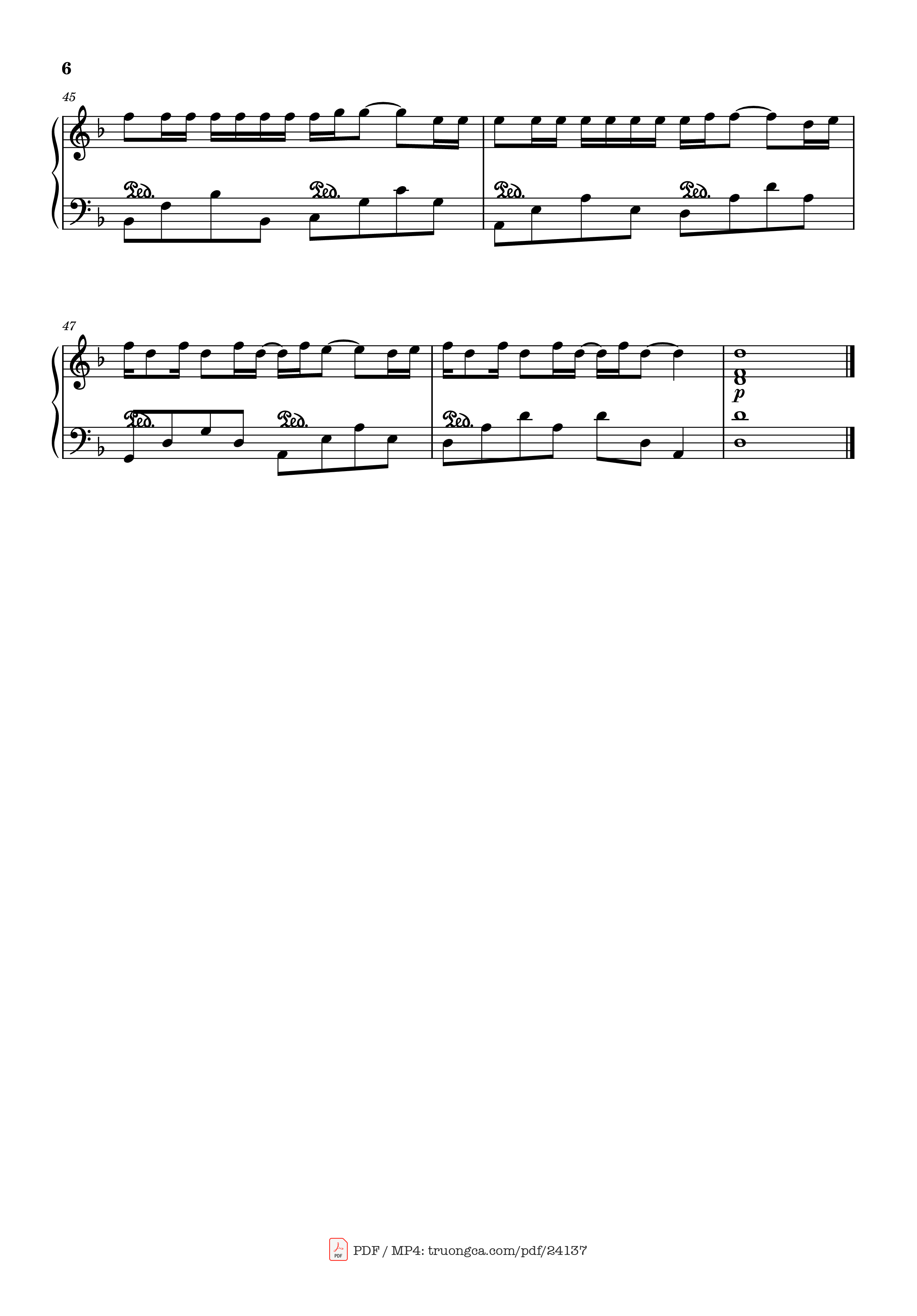 Page 6 of Sheet music PDF Cause I Love You Sheet Piano - Nghiep
