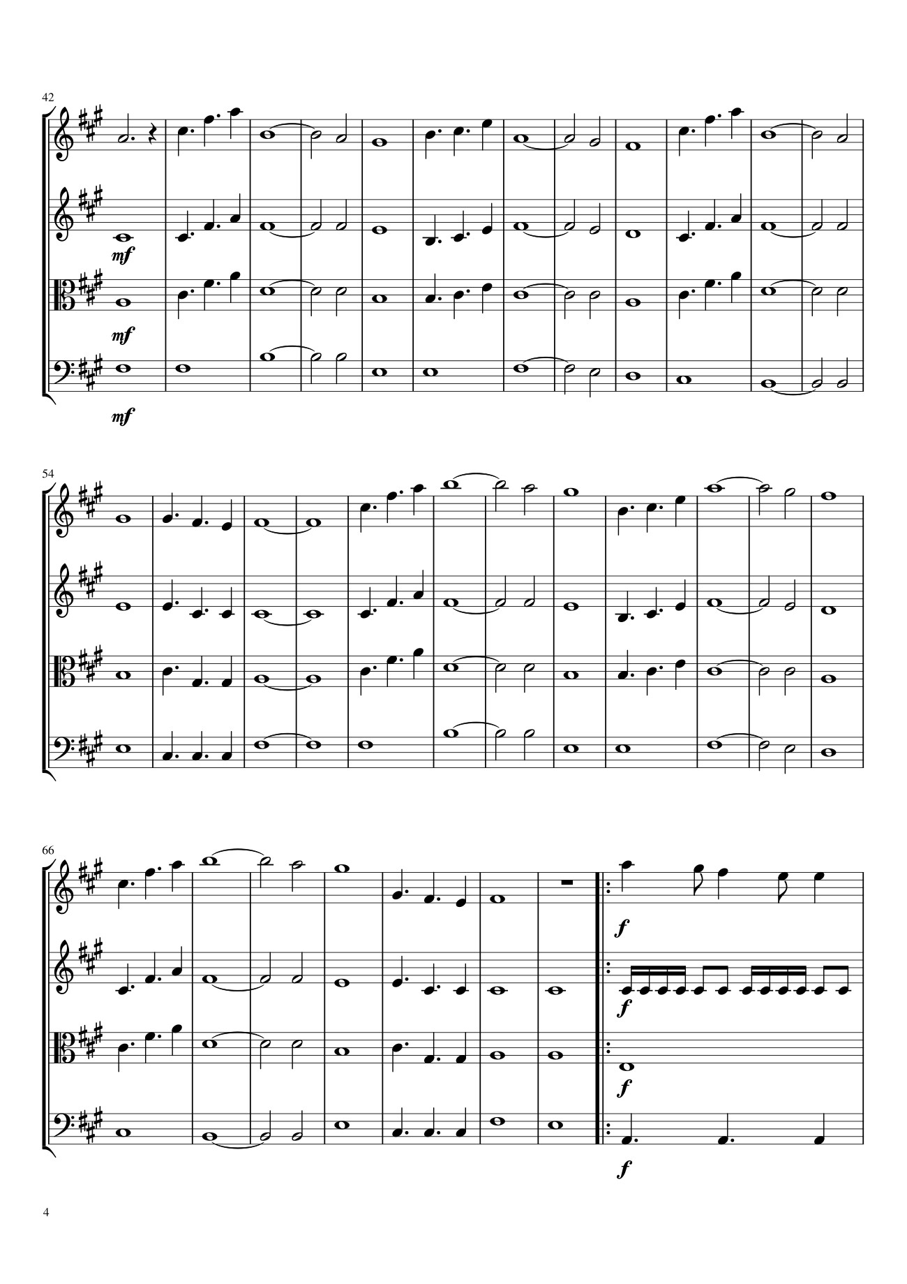 Page 4 of Sheet music PDF Gladiator (The Battle / Now We Are Free) Sheet Violin - Mira