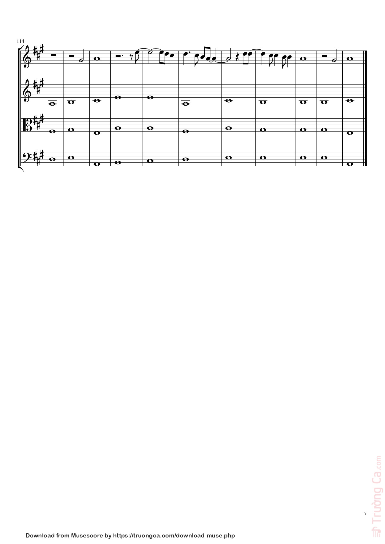 Page 7 of Sheet music PDF Gladiator (The Battle / Now We Are Free) Sheet Violin - Mira