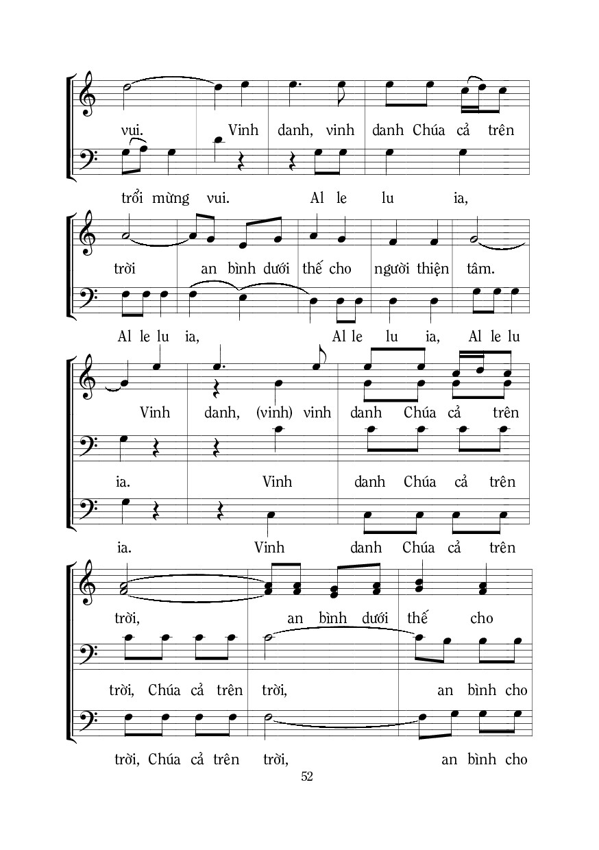 Page 3 of Sheet music PDF Muôn Lạy Đức Kitô - Mi Trầm