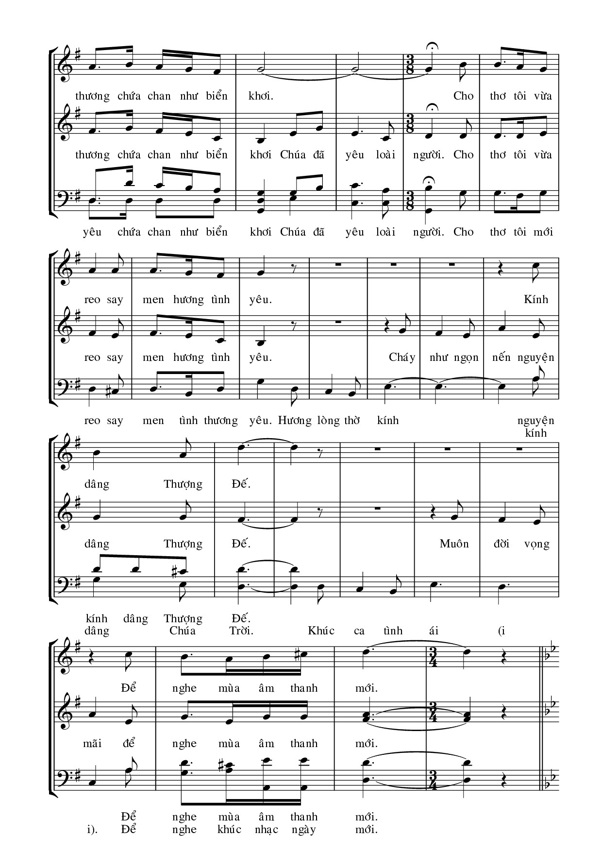 Page 3 of Sheet music PDF Ca Khúc Giáng Sinh - Nguyễn Duy