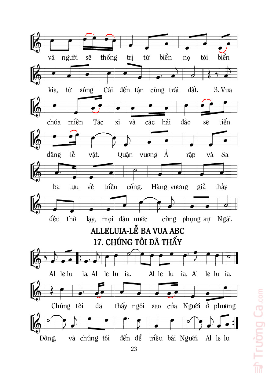 Page 2 of Sheet music PDF Thánh Vịnh 71, Mọi Dân Tộc - Mi Trầm