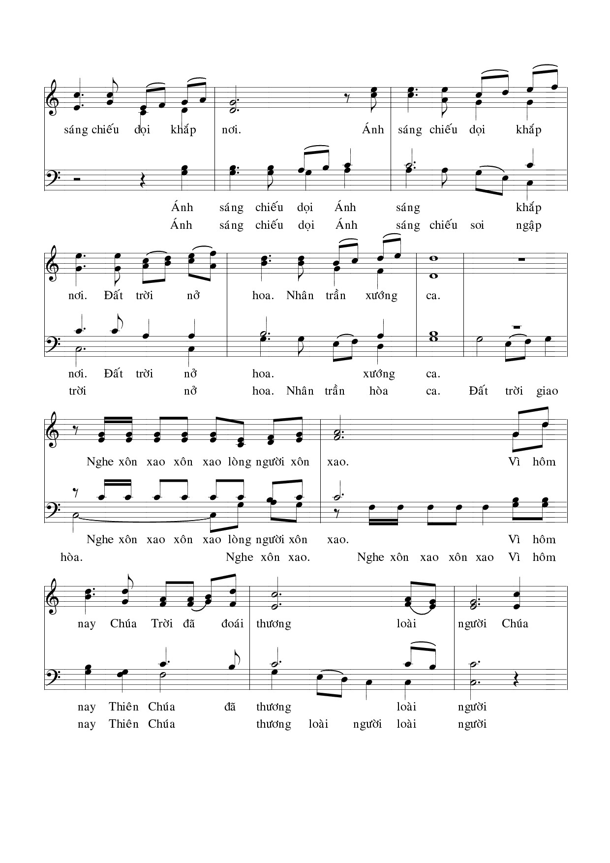 Page 3 of Sheet music PDF Đêm Huyền Diệu - Thu An