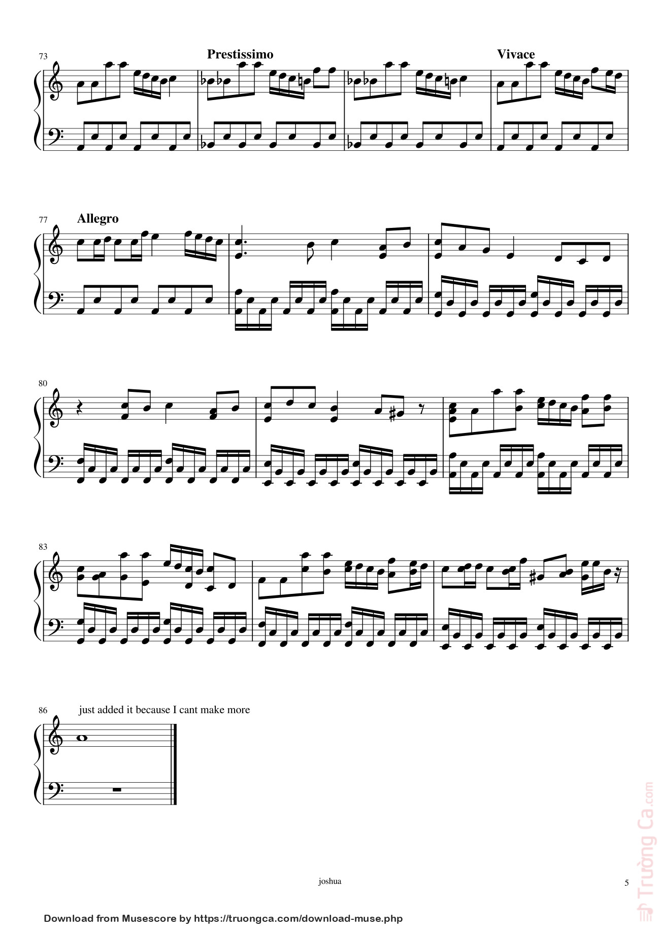 Page 5 of Sheet music PDF undertale lastbreath phase 3 Sheet Piano - Gmjlovely