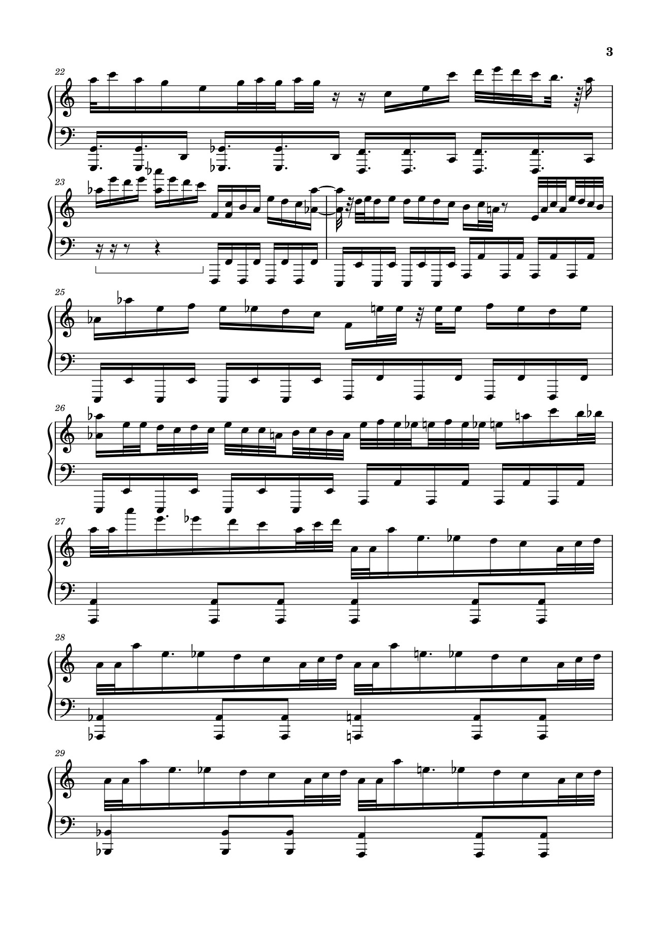 Page 3 of Sheet music PDF An enigmatic encounter Sheet Piano - Mr.Sal
