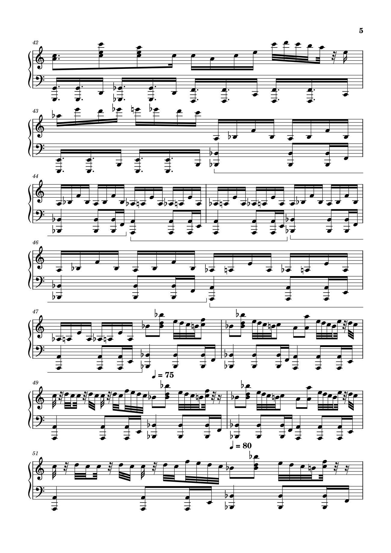 Page 5 of Sheet music PDF An enigmatic encounter Sheet Piano - Mr.Sal