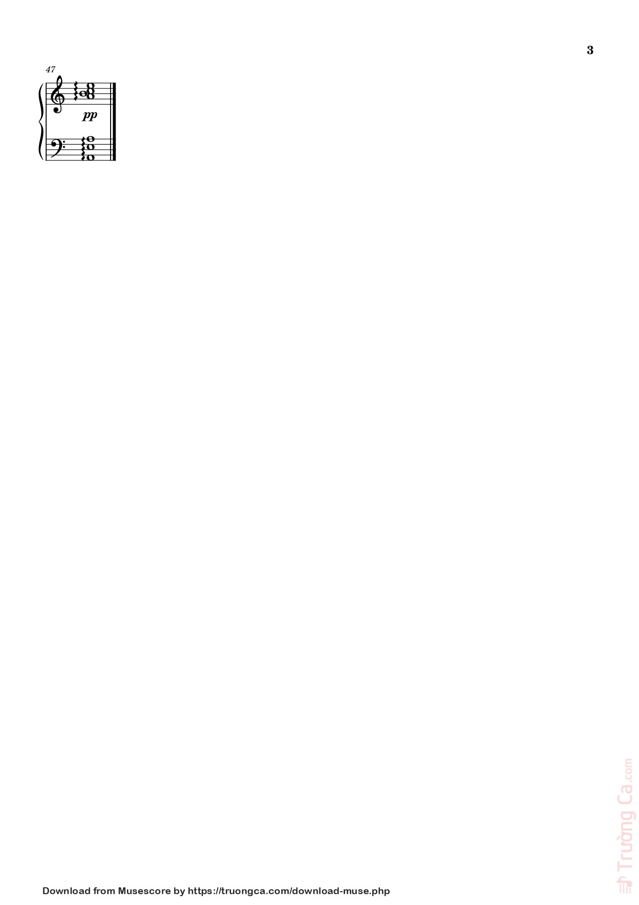 Page 3 of Sheet music PDF WINDY HILL Sheet Piano - Minhthomas