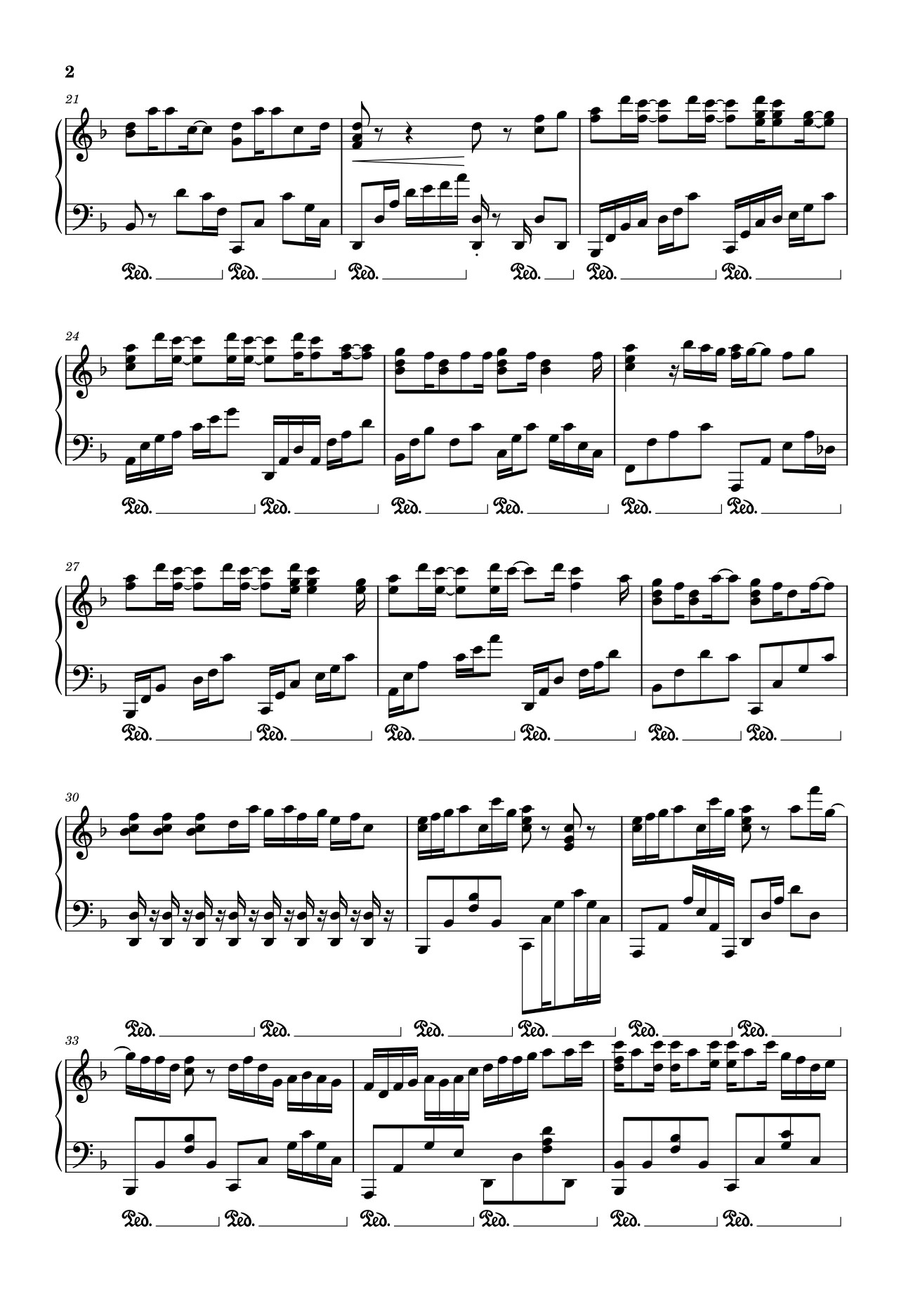 Page 2 of Sheet music PDF Gió Nổi Lên Rồi Sheet Piano - Dangbinh4869