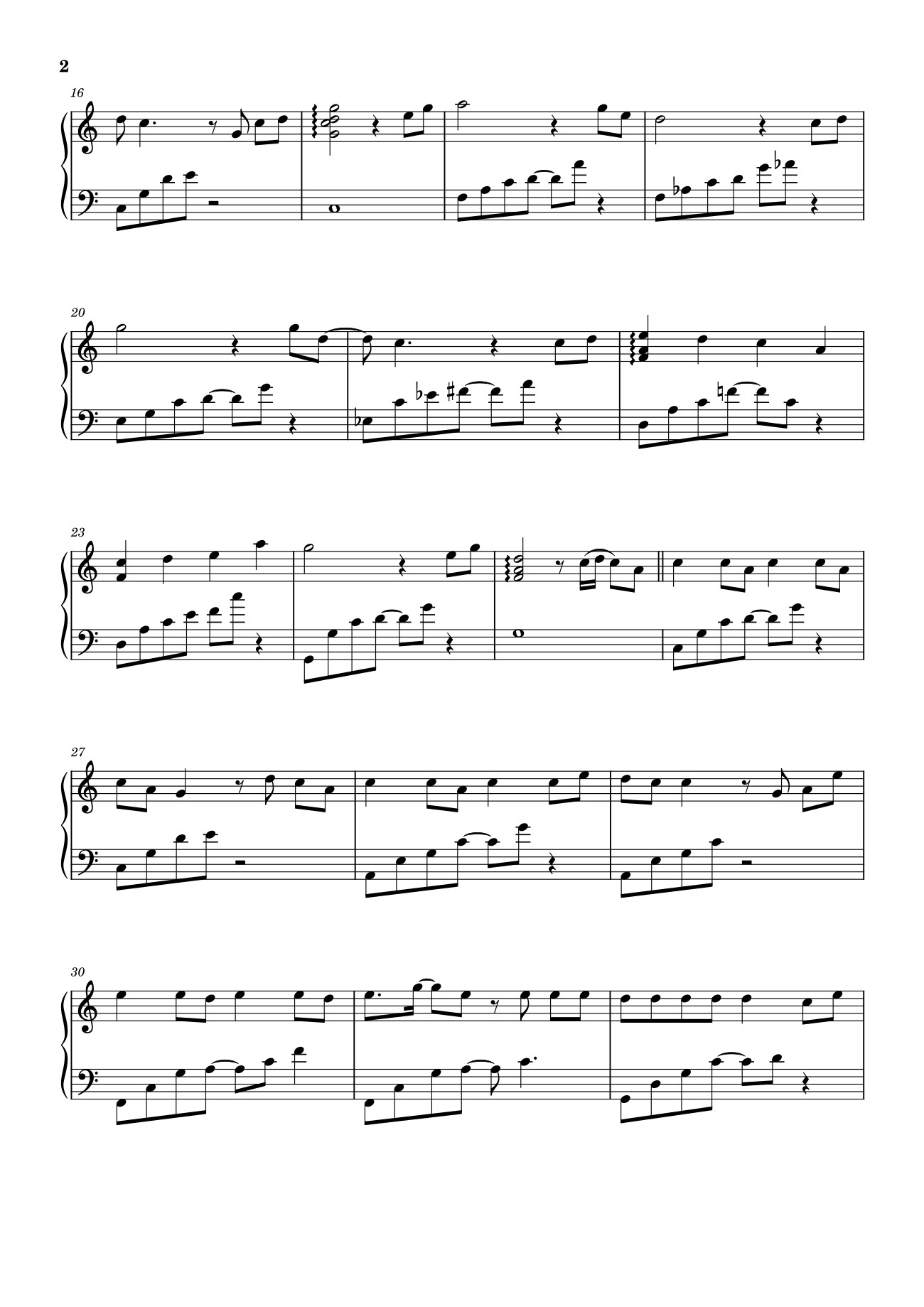 Page 2 of Sheet music PDF Sứ Thanh Hoa Sheet Piano - Huydv2298