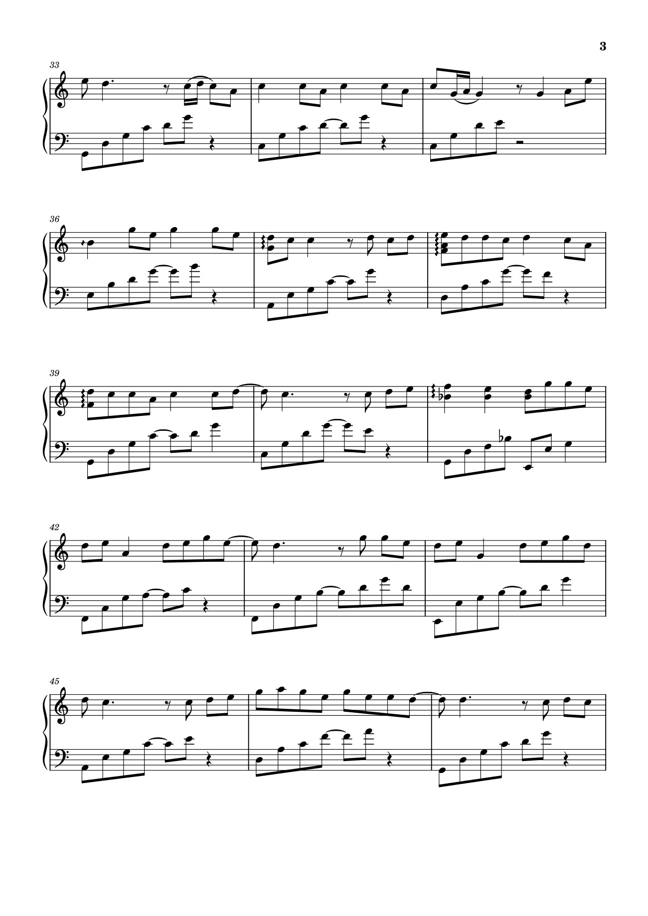 Page 3 of Sheet music PDF Sứ Thanh Hoa Sheet Piano - Huydv2298