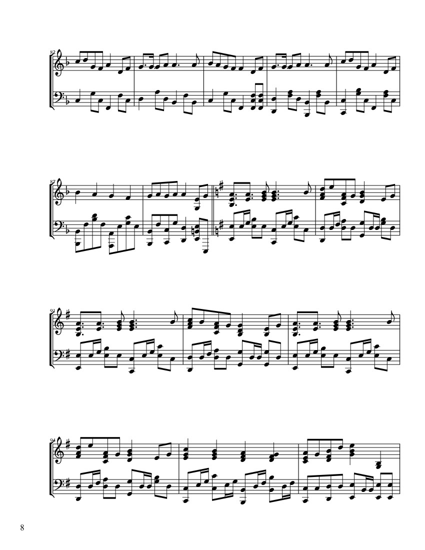 Page 8 of Sheet music PDF Senbonzakura Sheet Piano - ThVocaloid21 -5-
