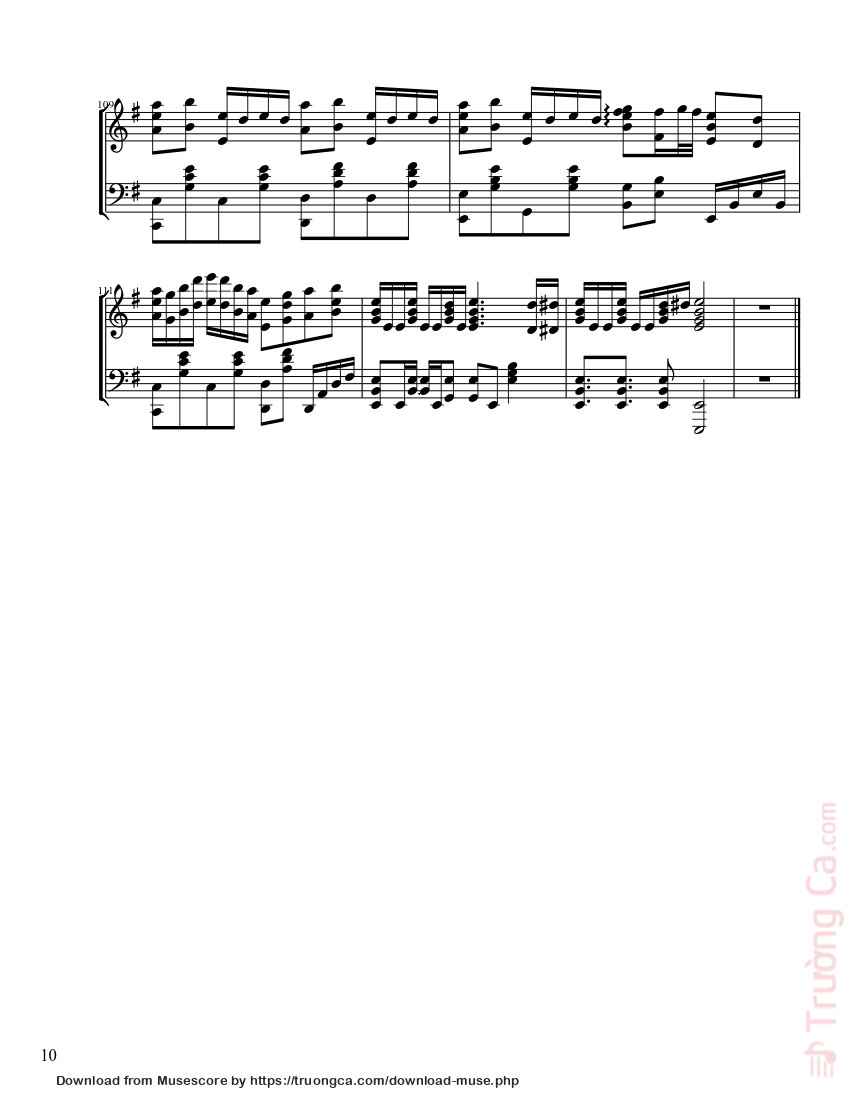 Page 10 of Sheet music PDF Senbonzakura Sheet Piano - ThVocaloid21 -5-