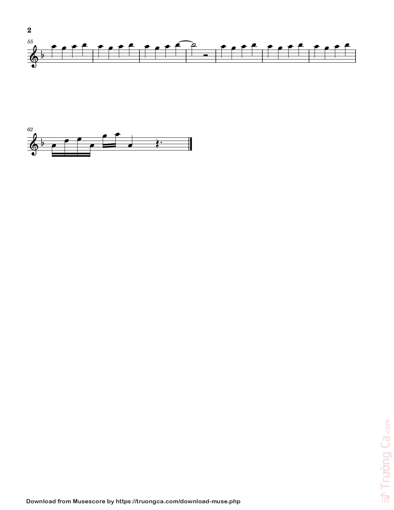 Page 2 of Sheet music PDF Oshi no Ko Opening 1 - Ccruz21