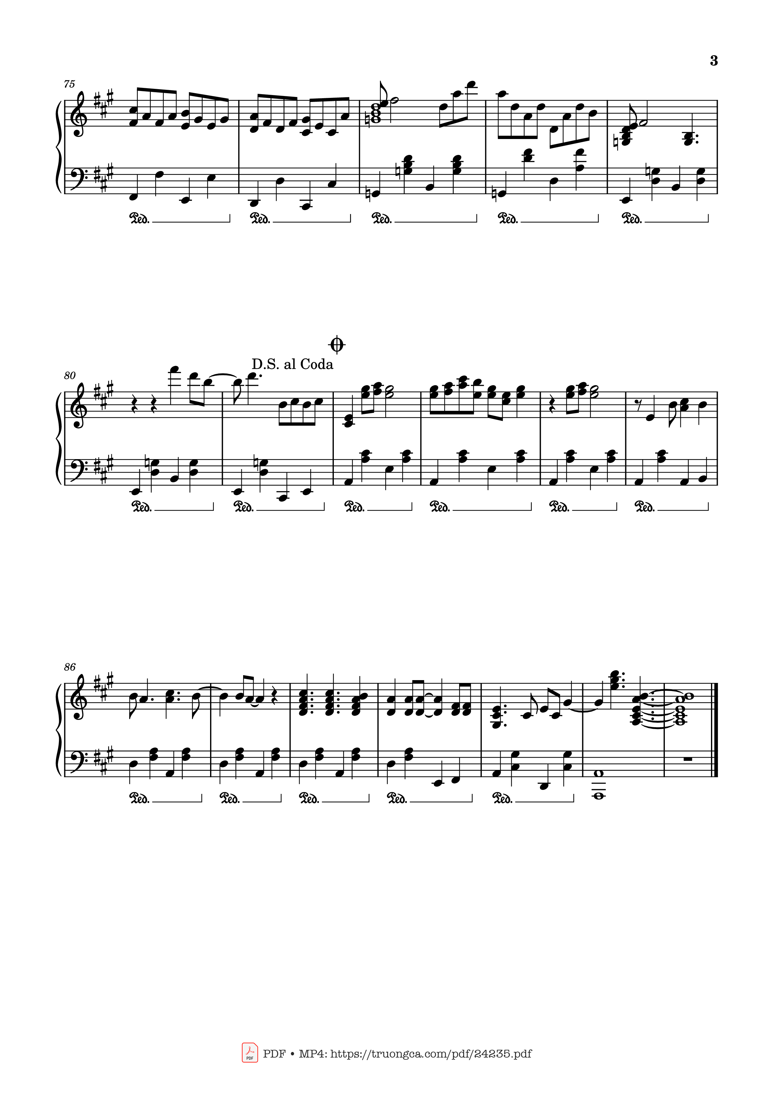 Page 3 of Sheet music PDF Driving home for Christmas Sheet Piano - OliverKmusic
