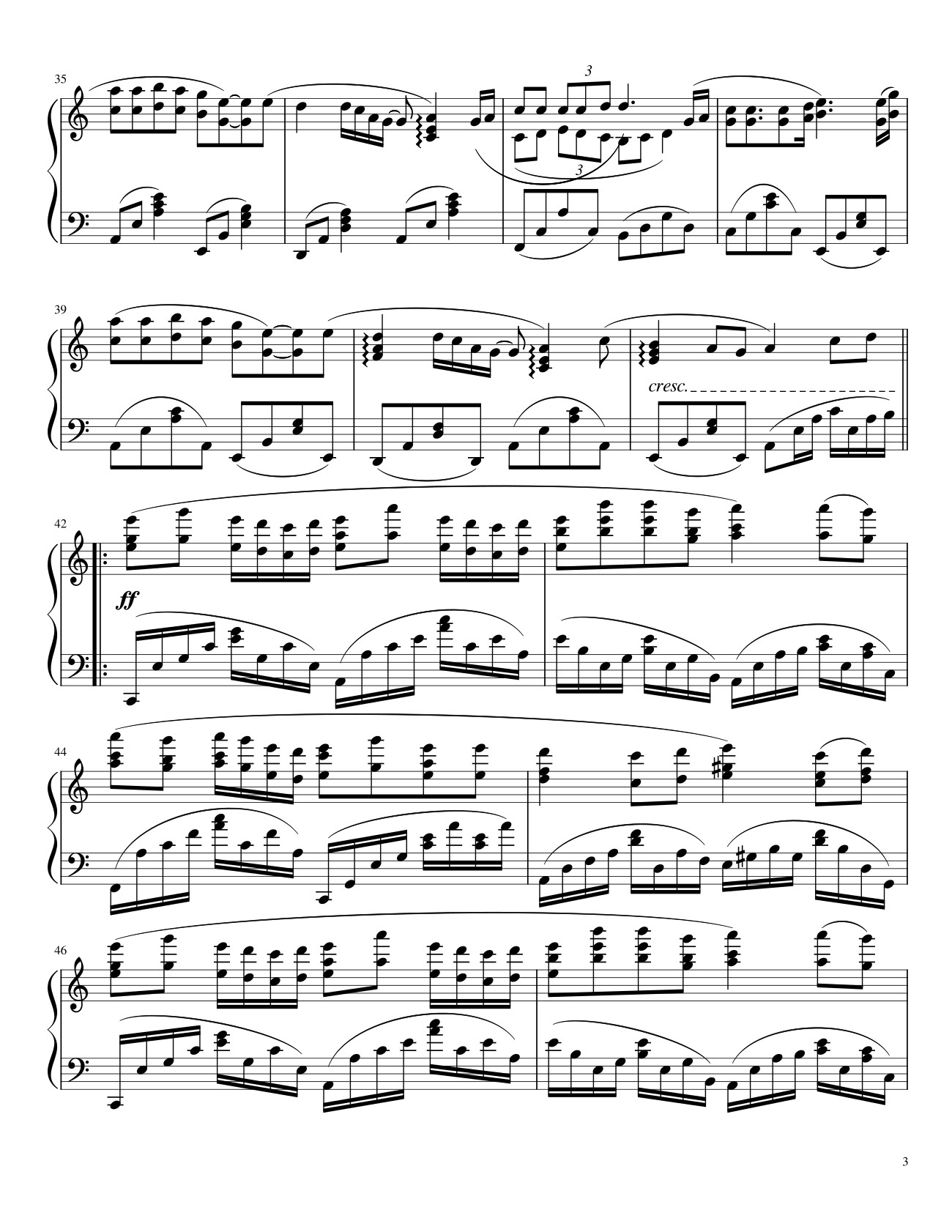 Page 3 of Sheet music PDF Người Tình Mùa Đông Sheet Piano - Minhjirachi