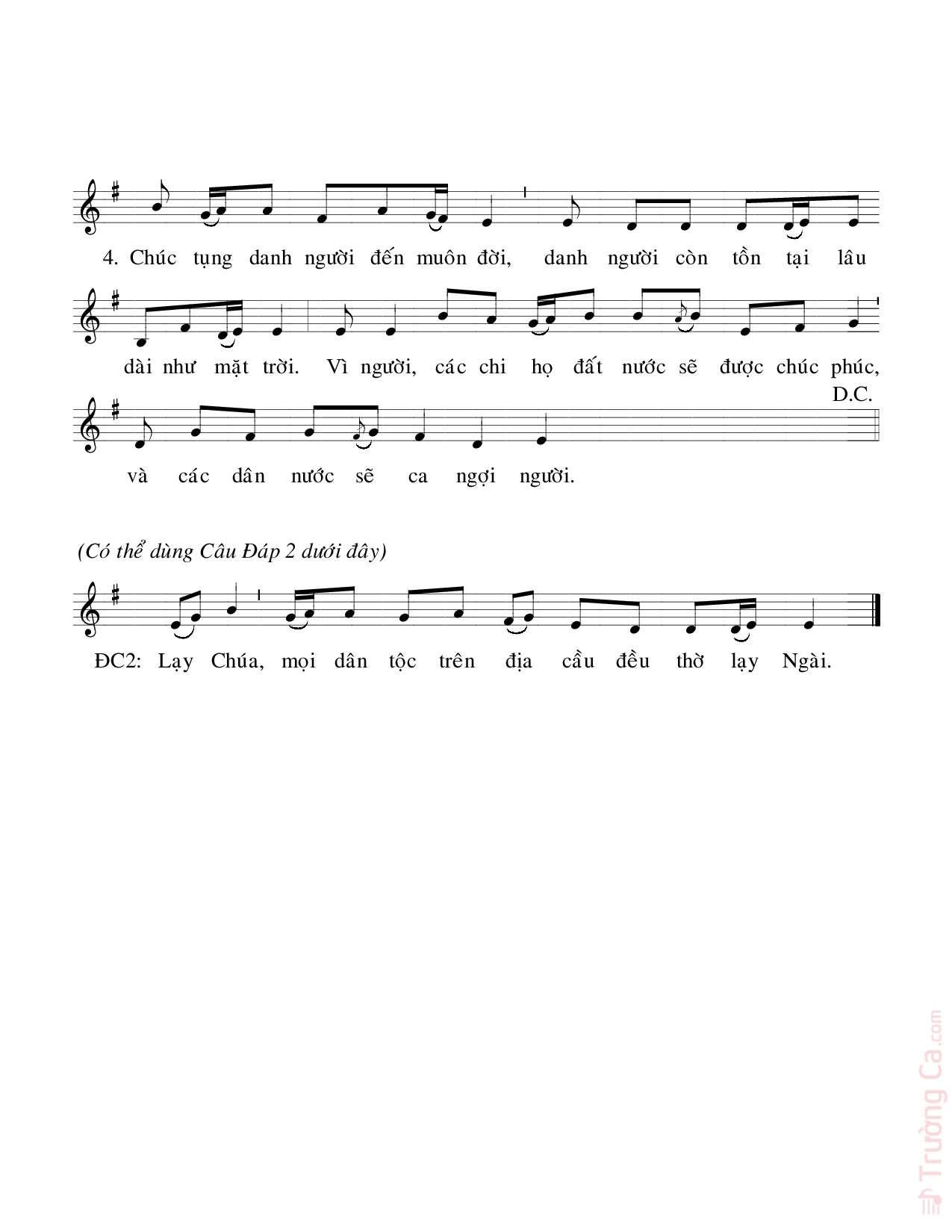 Page 2 of Sheet music PDF Thánh Vịnh 71, Lễ Hiển Linh - Đỗ Vy Hạ