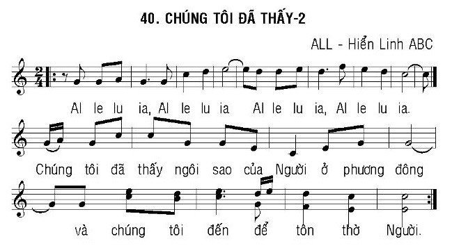 Page 2 of Sheet music PDF Thtm. Lễ Hiển Linh - Mi Trầm