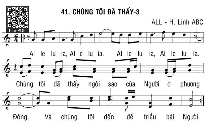 Page 3 of Sheet music PDF Thtm. Lễ Hiển Linh - Mi Trầm