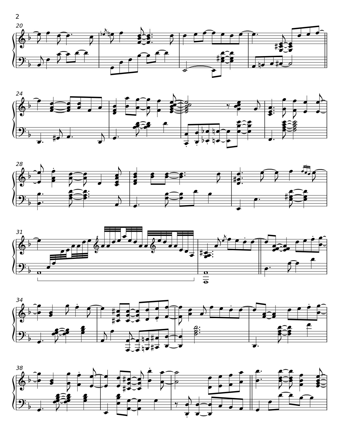 Page 2 of Sheet music PDF Người Hãy Quên Em Di Sheet Piano - Khac Hung