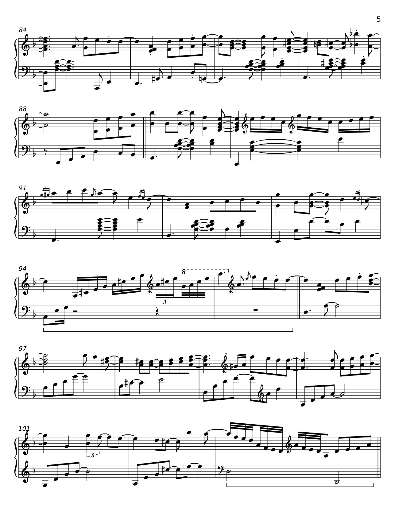 Page 5 of Sheet music PDF Người Hãy Quên Em Di Sheet Piano - Khac Hung