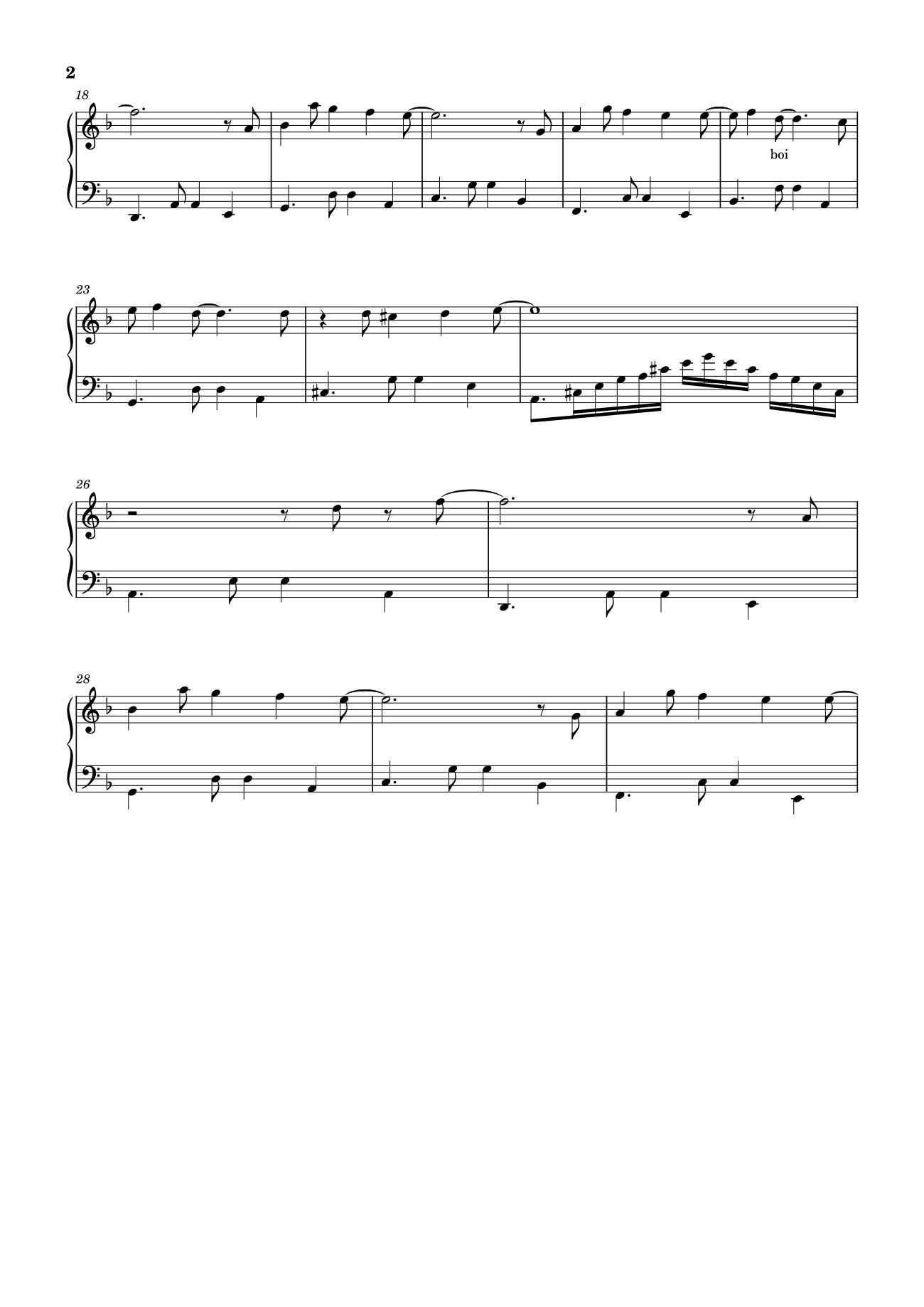 Page 2 of Sheet music PDF NGƯỜI HÃY QUÊN EM ĐI Sheet Piano Easy - KHẮC HƯNG